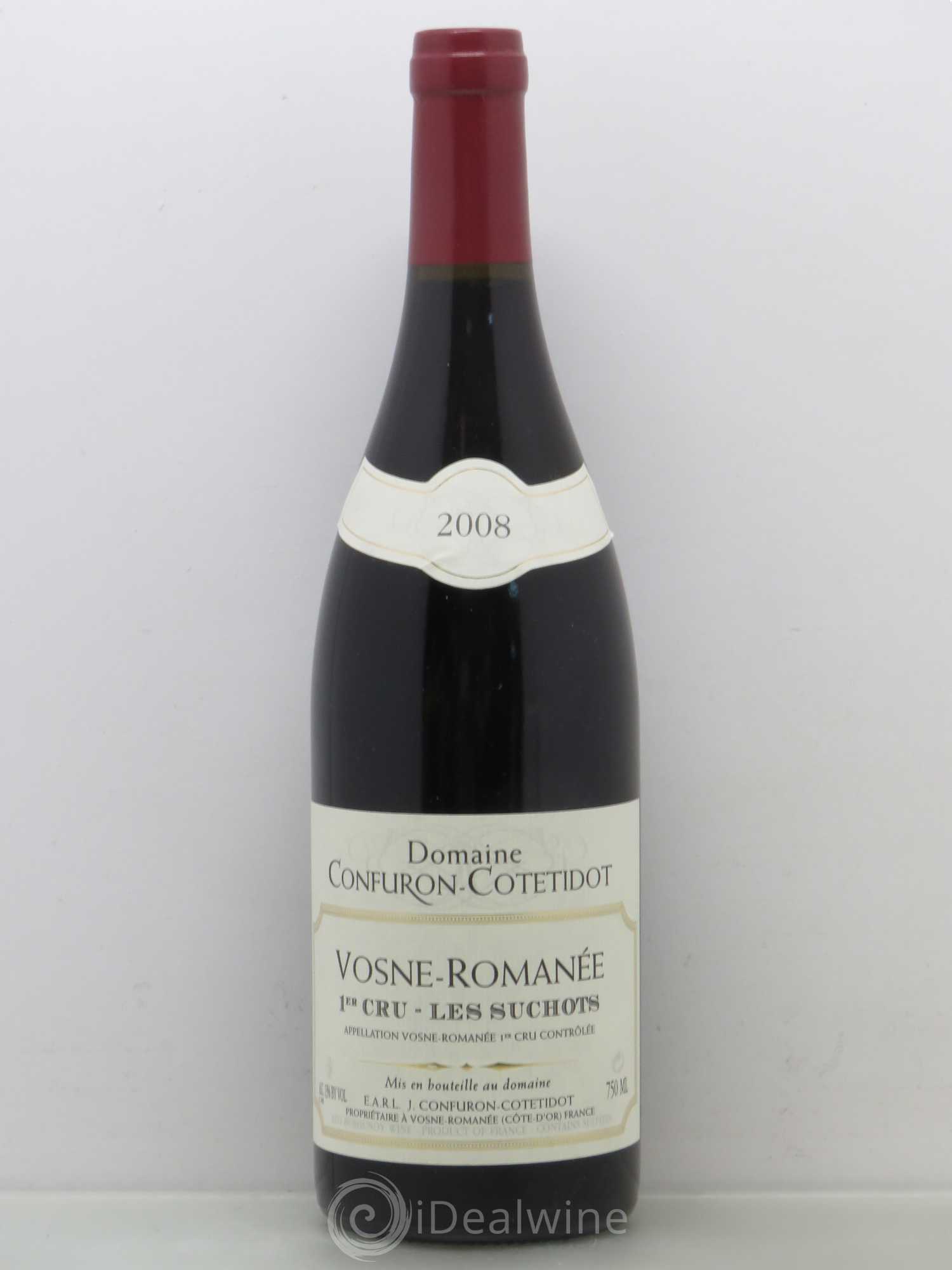 Vosne-Romanée 1er Cru Les Suchots Confuron-Cotetidot 2008 - Lot de 1 bouteille - 0