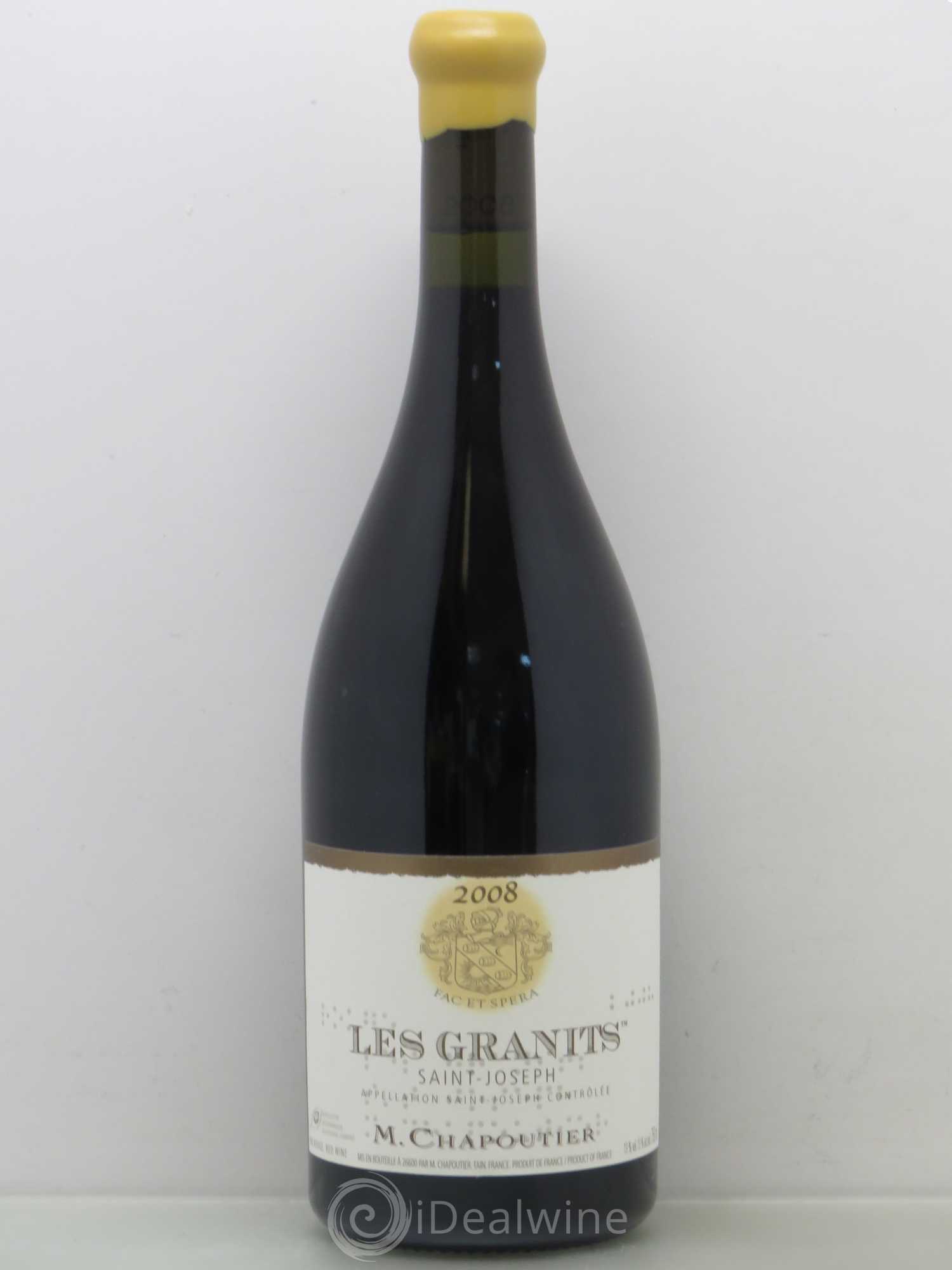 Saint-Joseph Les Granits Chapoutier 2008 - Lot de 2 bouteilles - 0