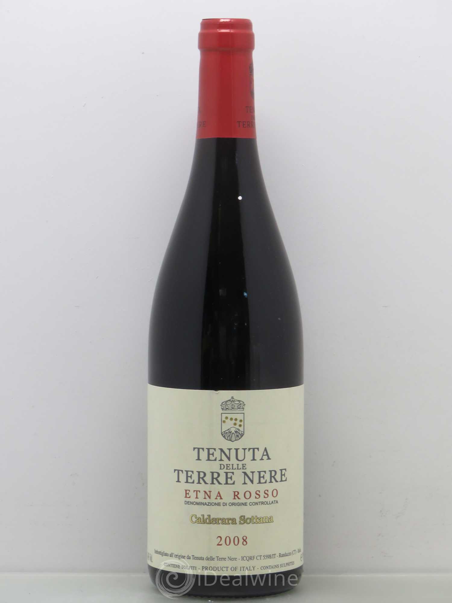 Etna Rosso DOC Tenuta delle Terre Nere Calderara Sottana 2008 - Lot de 1 bouteille - 0