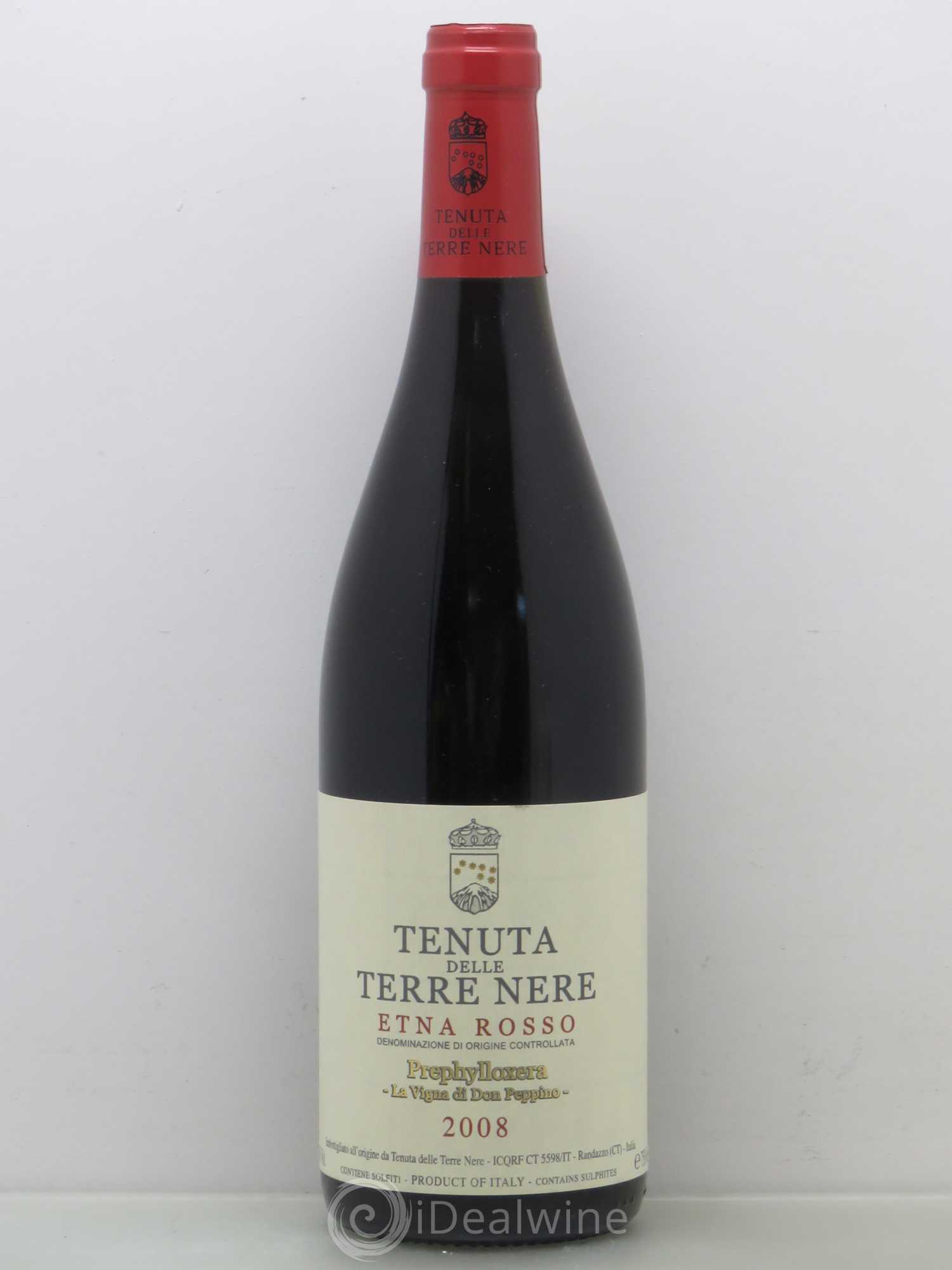 Etna Rosso DOC Prephylloxera La Vigna di Don Peppino Tenuta delle Terre Nere La Vigna di Don Peppino 2008 - Lot de 1 bouteille - 0