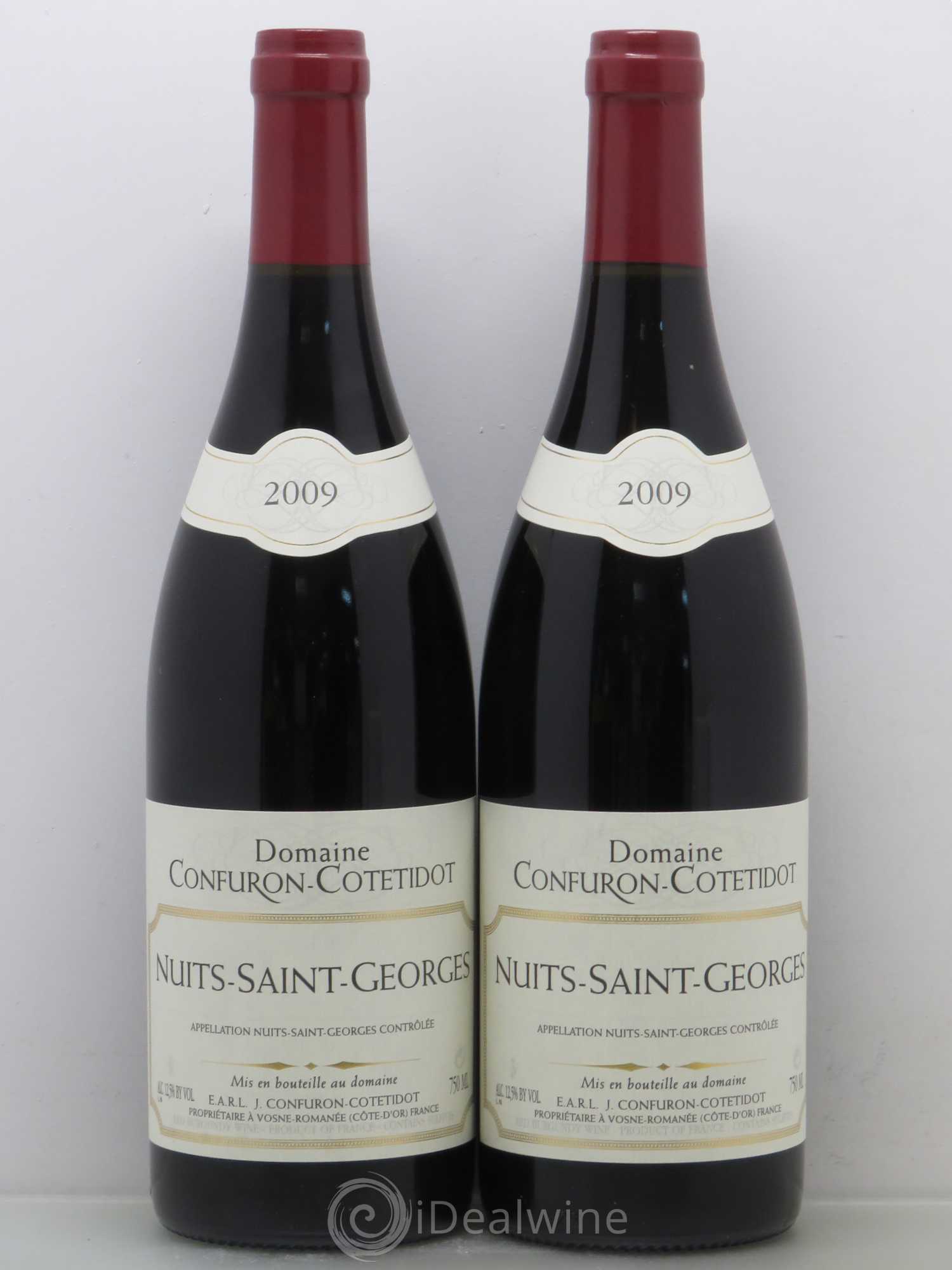 Nuits-Saint-Georges 1er Cru J. Confuron Cotetidot 2009 - Lot de 2 bouteilles - 0