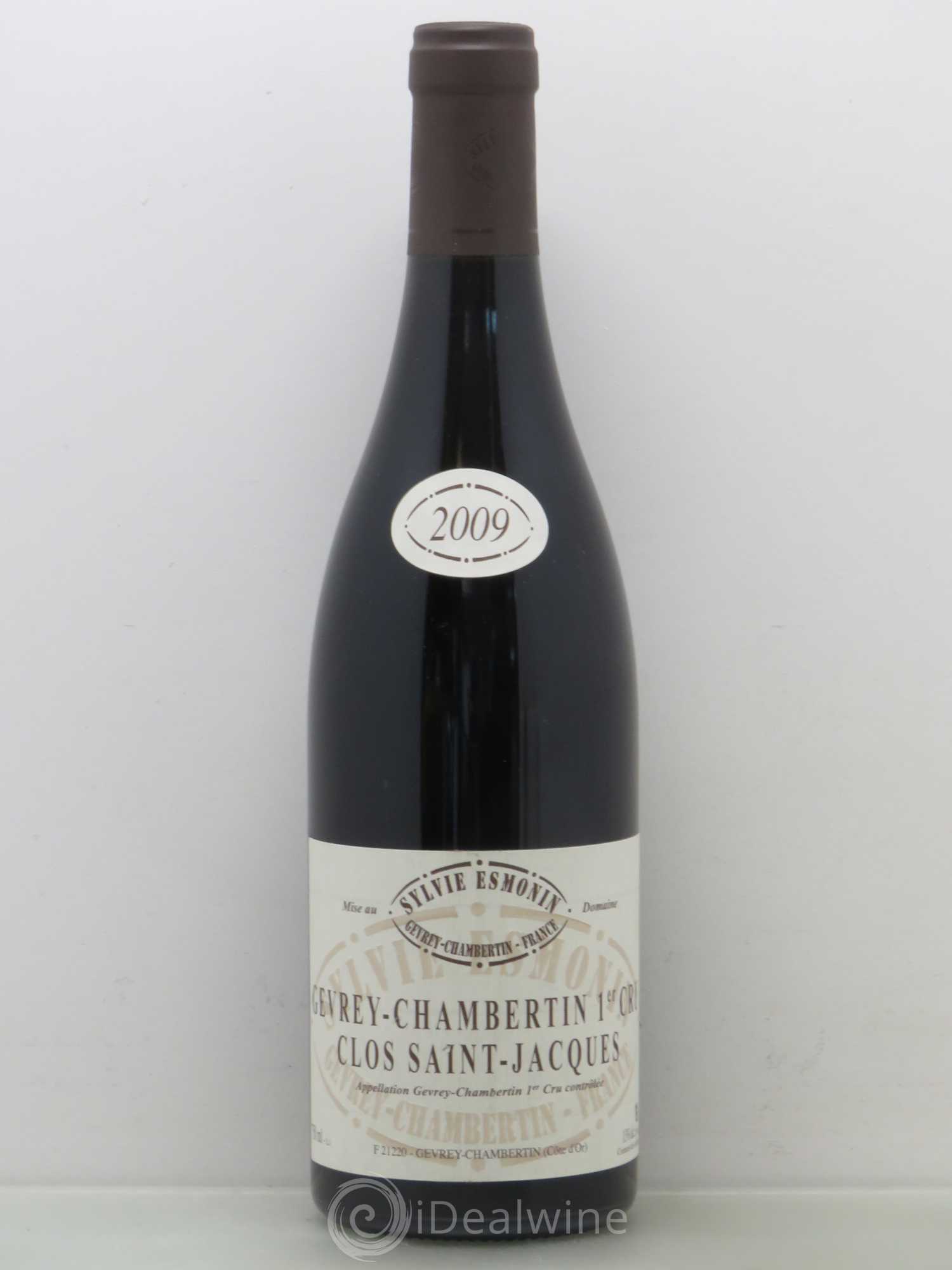 Gevrey-Chambertin 1er Cru Clos Saint Jacques Sylvie Esmonin 2009 - Lot de 1 bouteille - 0