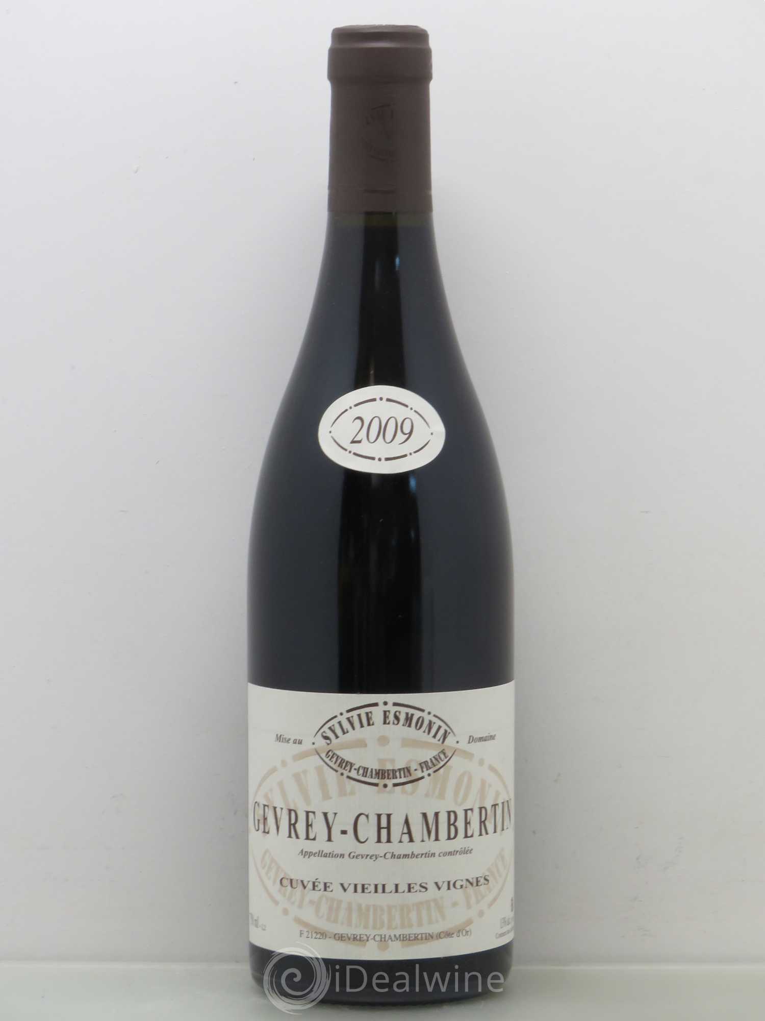 Gevrey-Chambertin Vieilles Vignes Sylvie Esmonin 2009 - Lot de 1 bouteille - 0