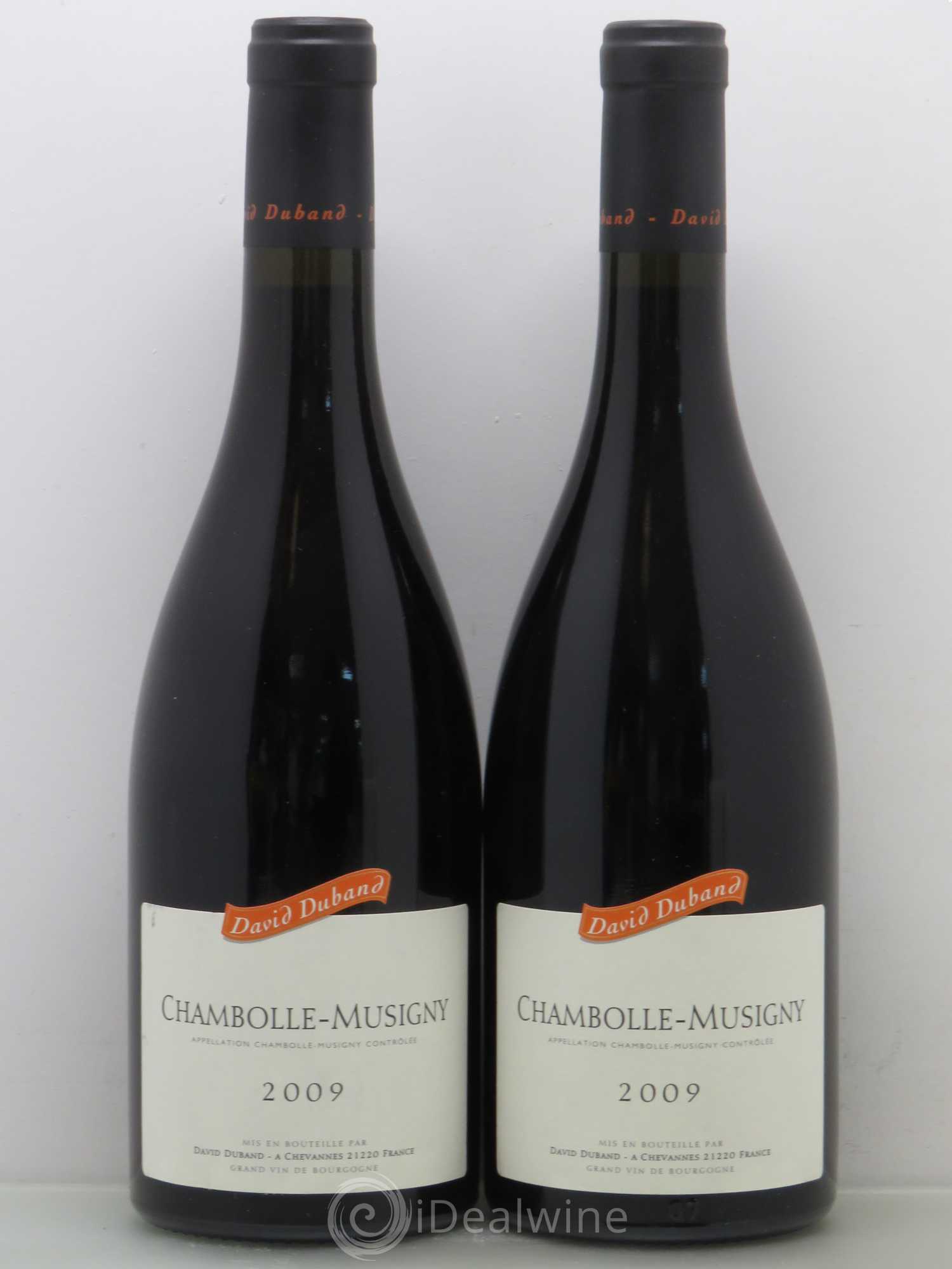 Chambolle-Musigny David Duband (Domaine) 2009 - Lot de 2 bouteilles - 0