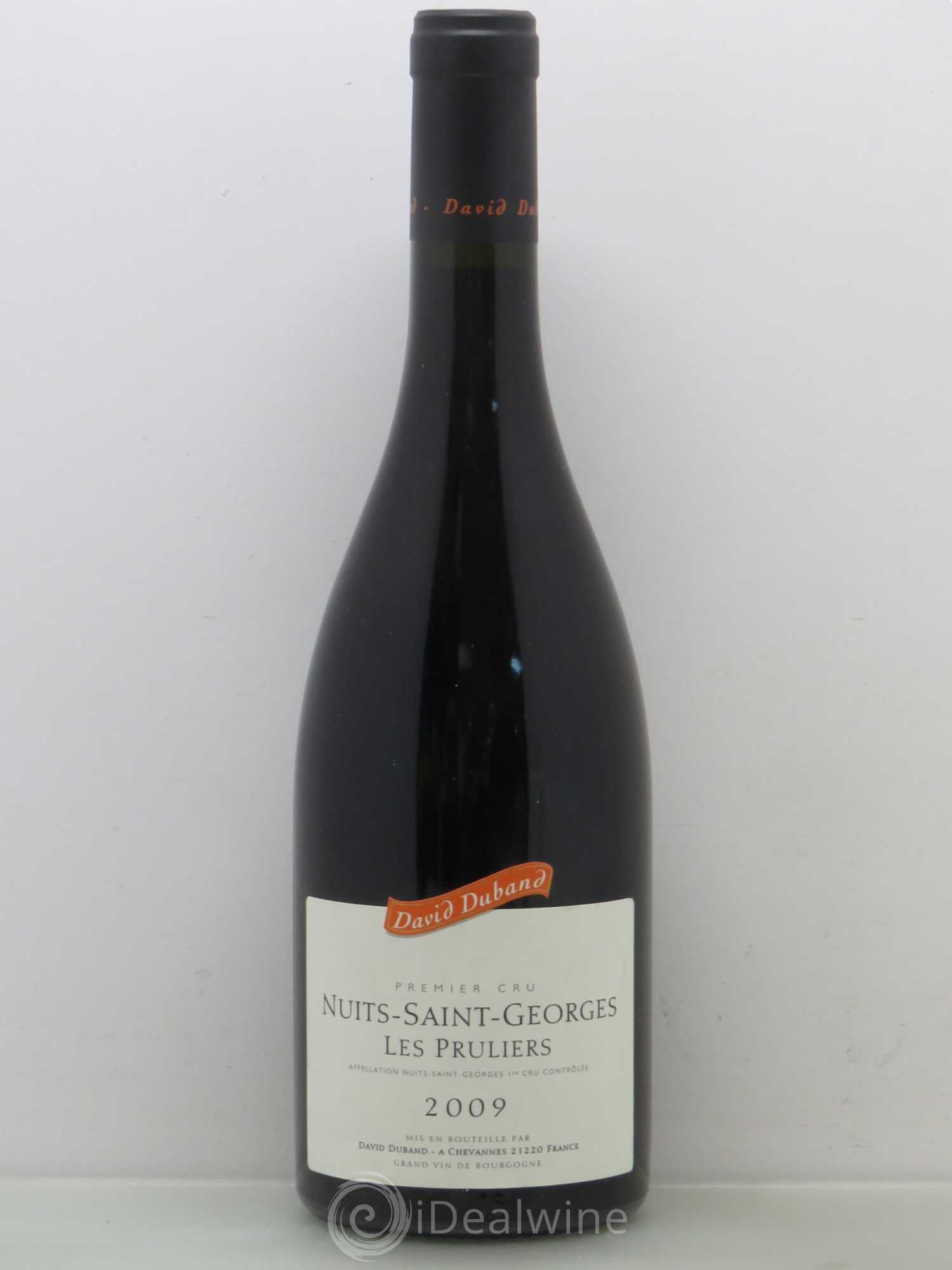 Nuits-Saint-Georges 1er Cru Les Pruliers David Duband 2009 - Posten von 1 Flasche - 0