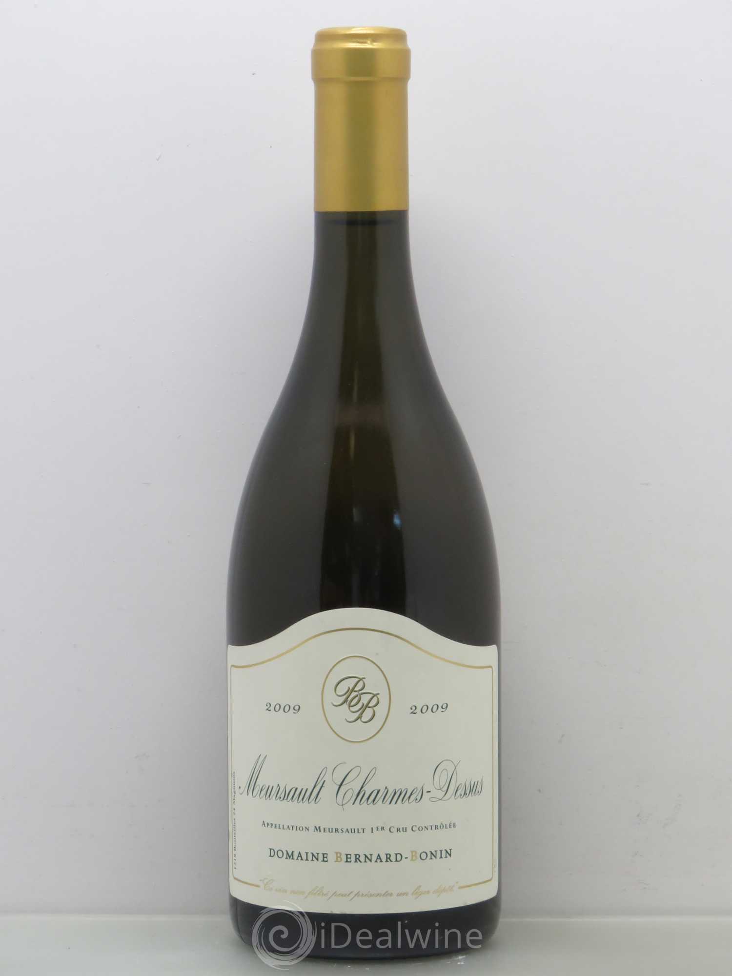 Meursault 1er Cru Les Charmes Dessus Domaine Bernard Bonin 2009 - Posten von 1 Flasche - 0