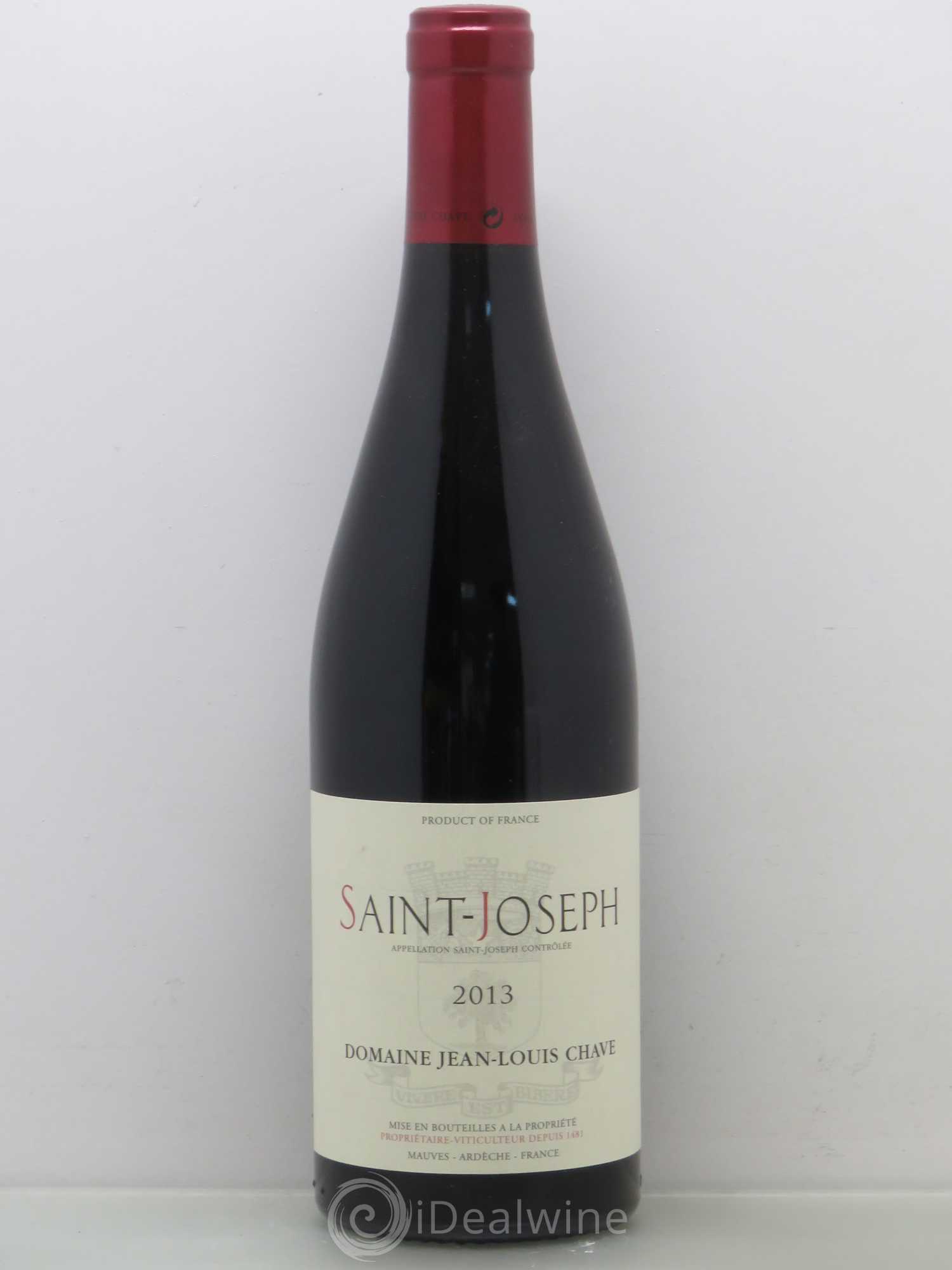 Saint-Joseph Jean-Louis Chave 2013 - Lot de 1 bouteille - 0