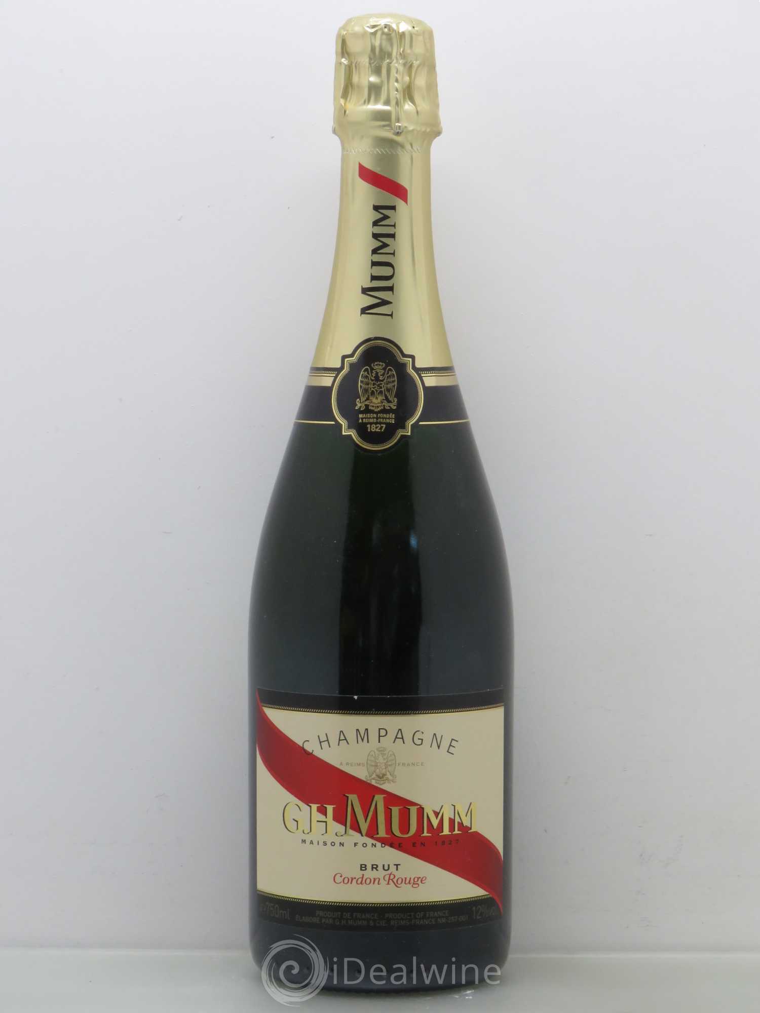Champagne Mumm & Cie Cordon Rouge - Lot de 1 bouteille - 0