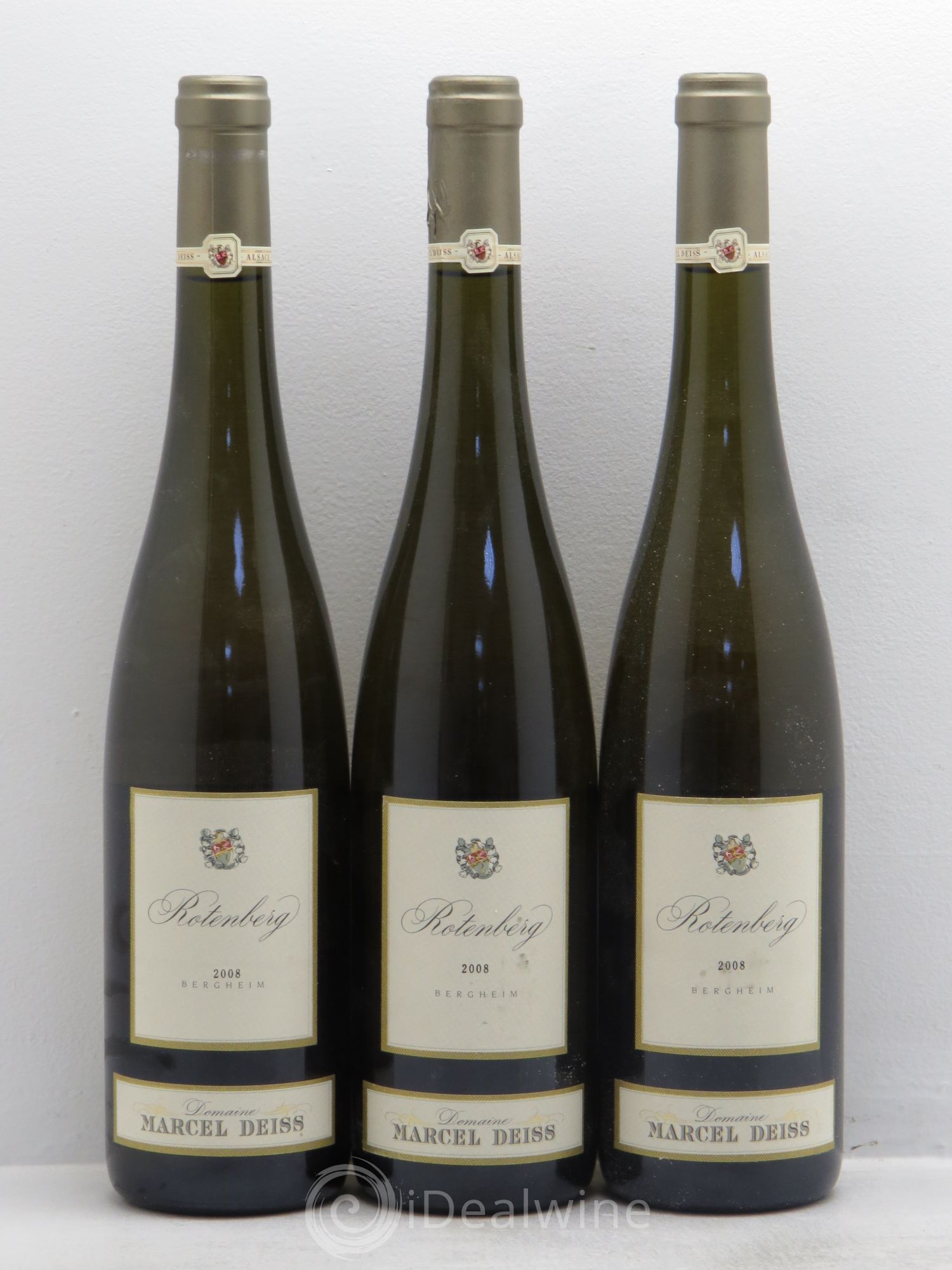 Alsace Rotenberg La Colline rouge Marcel Deiss (Domaine) 2008 - Lot de 3 bouteilles - 0