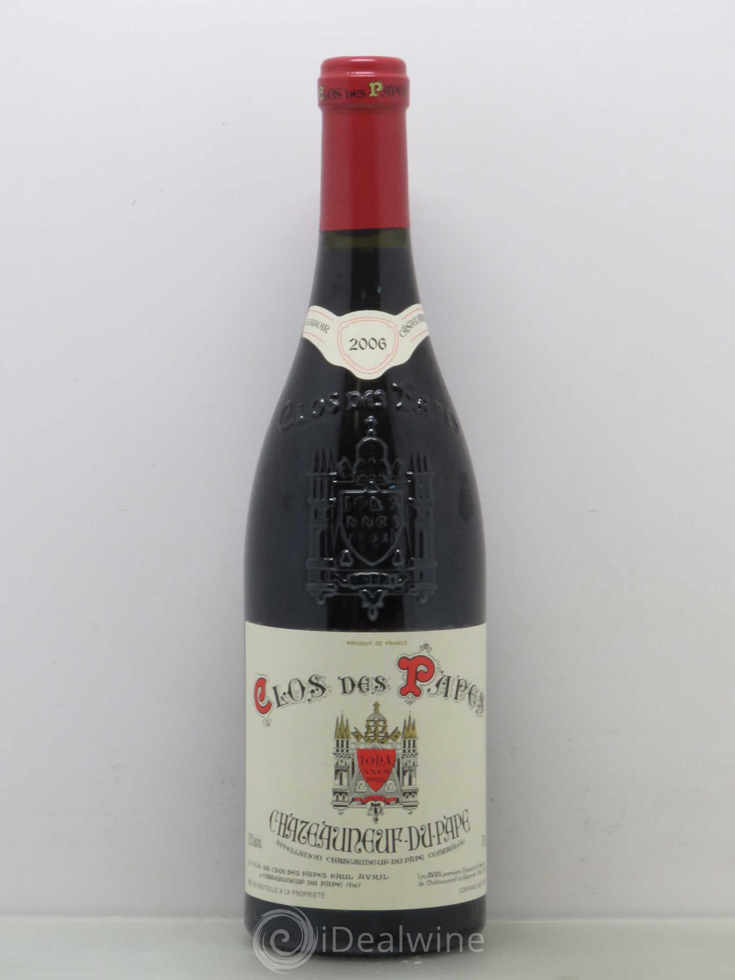 Châteauneuf-du-Pape Clos des Papes - Paul Avril 2006 - Lot de 1 bouteille - 0