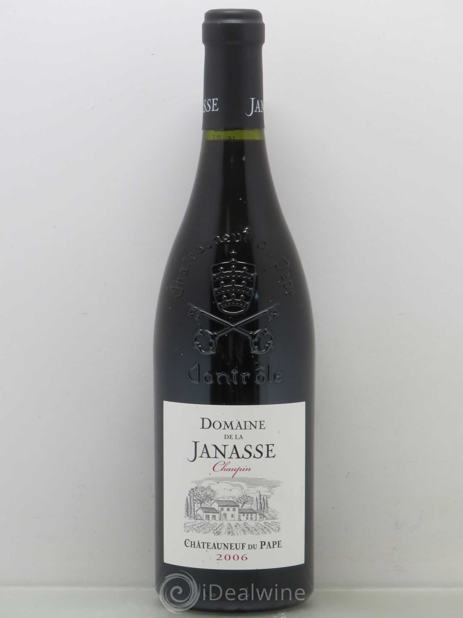 Châteauneuf-du-Pape Cuvée Chaupin La Janasse (Domaine de) 2006 - Lot de 1 bouteille - 0