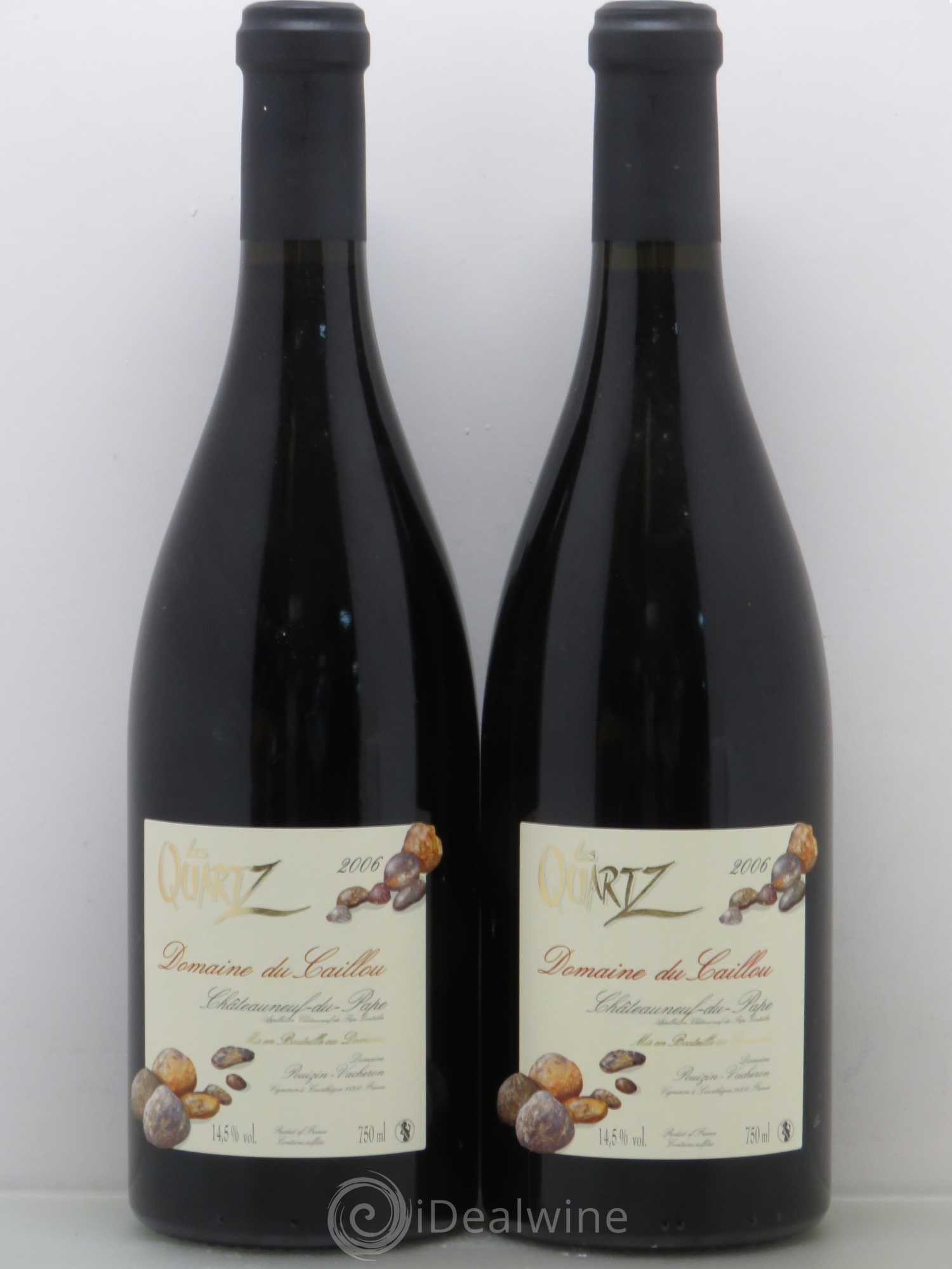 Châteauneuf-du-Pape Les Quartz Clos du Caillou 2006 - Lot de 2 bouteilles - 0