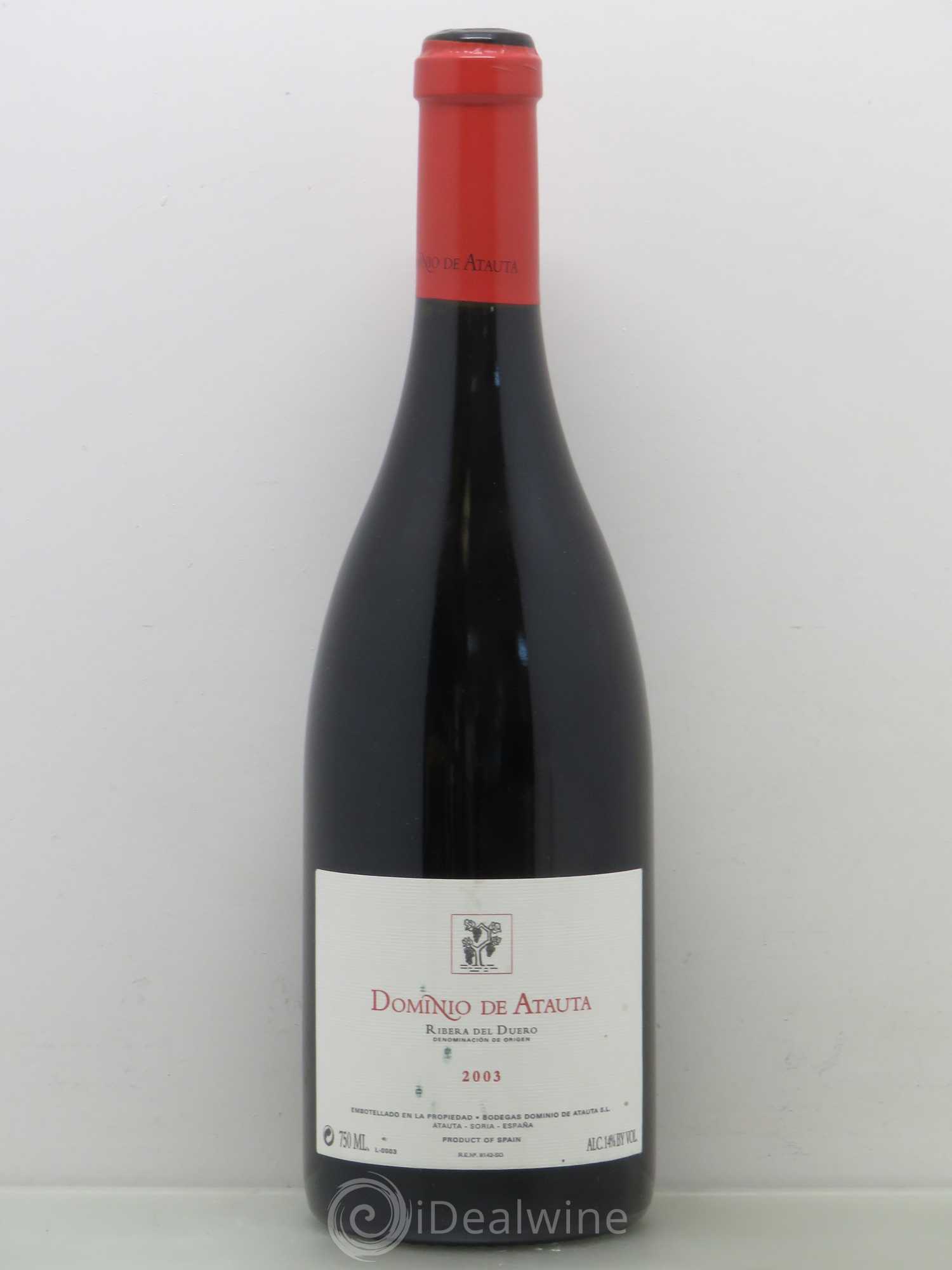 Ribera Del Duero DO Dominio De Atauta 2003 - Posten von 1 Flasche - 0