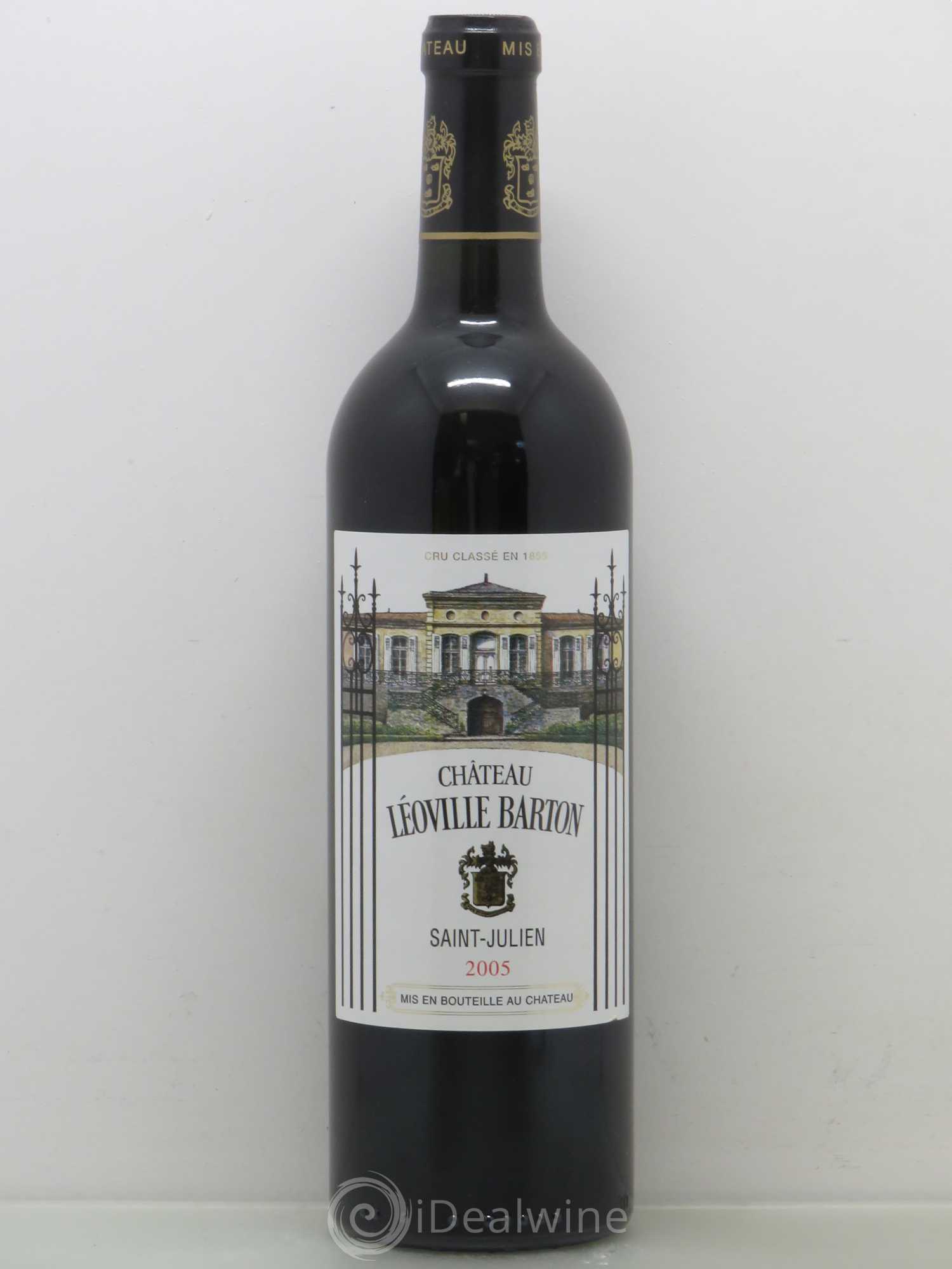 Château Léoville Barton 2ème Grand Cru Classé 2005 - Lot de 1 bouteille - 0