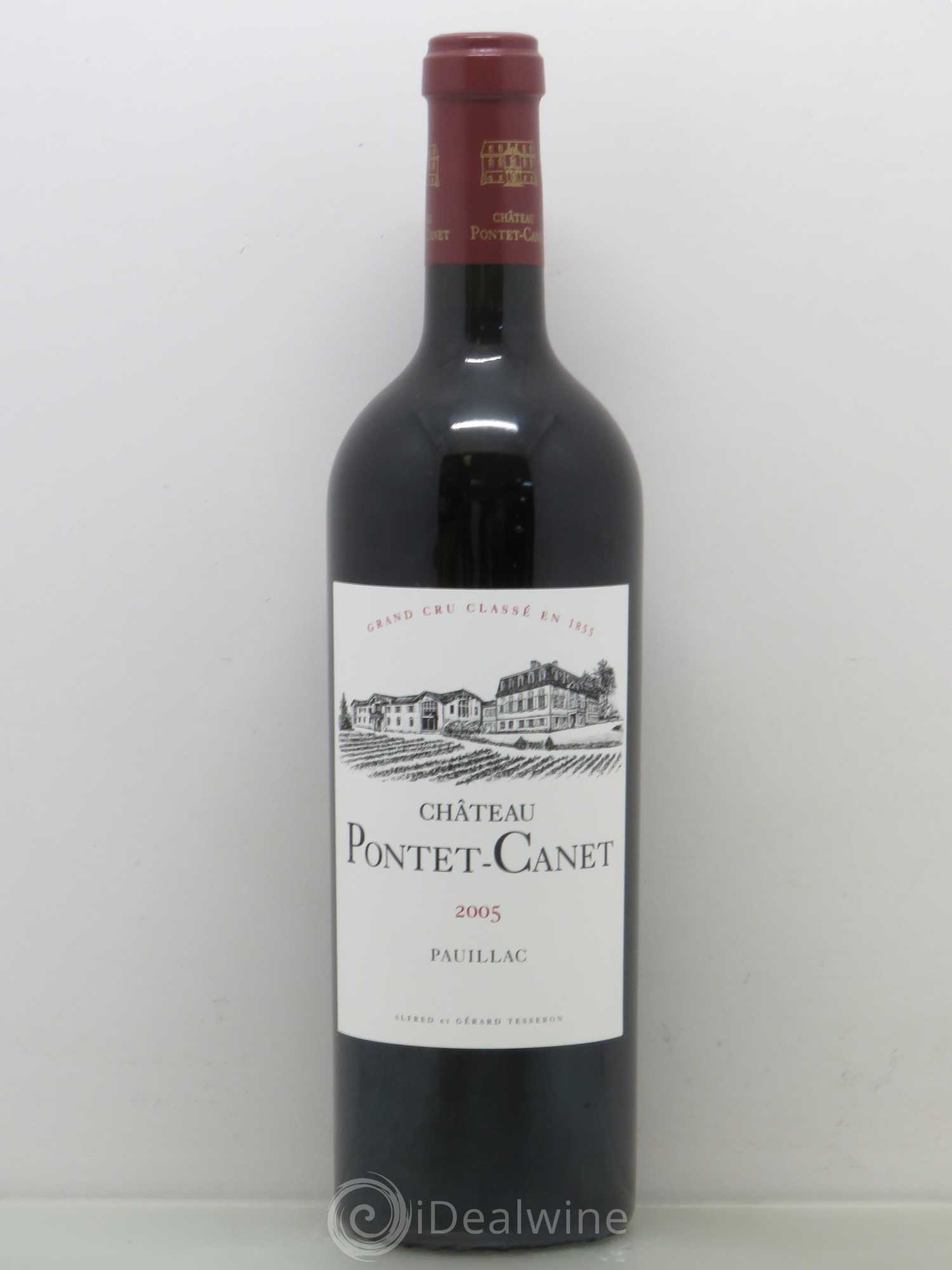 Château Pontet Canet 5ème Grand Cru Classé 2005 - Lot de 1 bouteille - 0