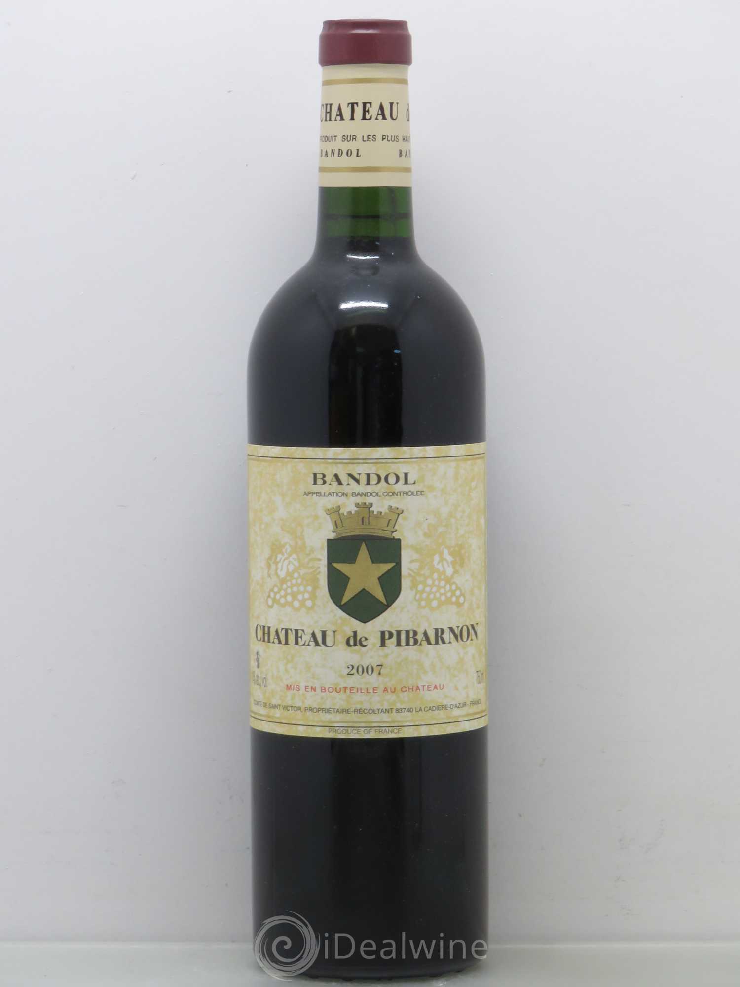 Bandol Château de Pibarnon Comte de Saint-Victor 2007 - Lot de 1 bouteille - 0