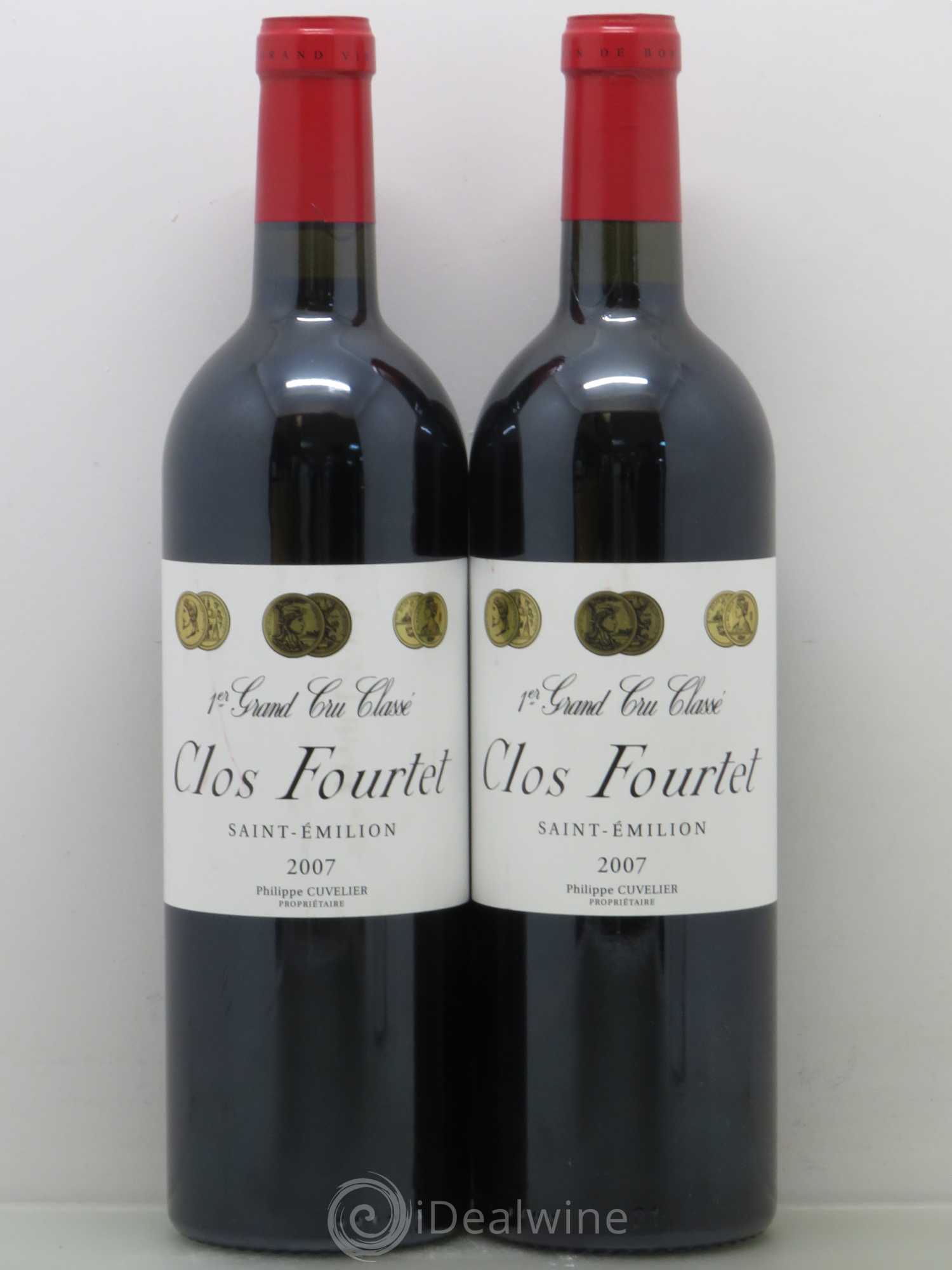 Clos Fourtet 1er Grand Cru Classé B 2007 - Lot de 2 bouteilles - 0