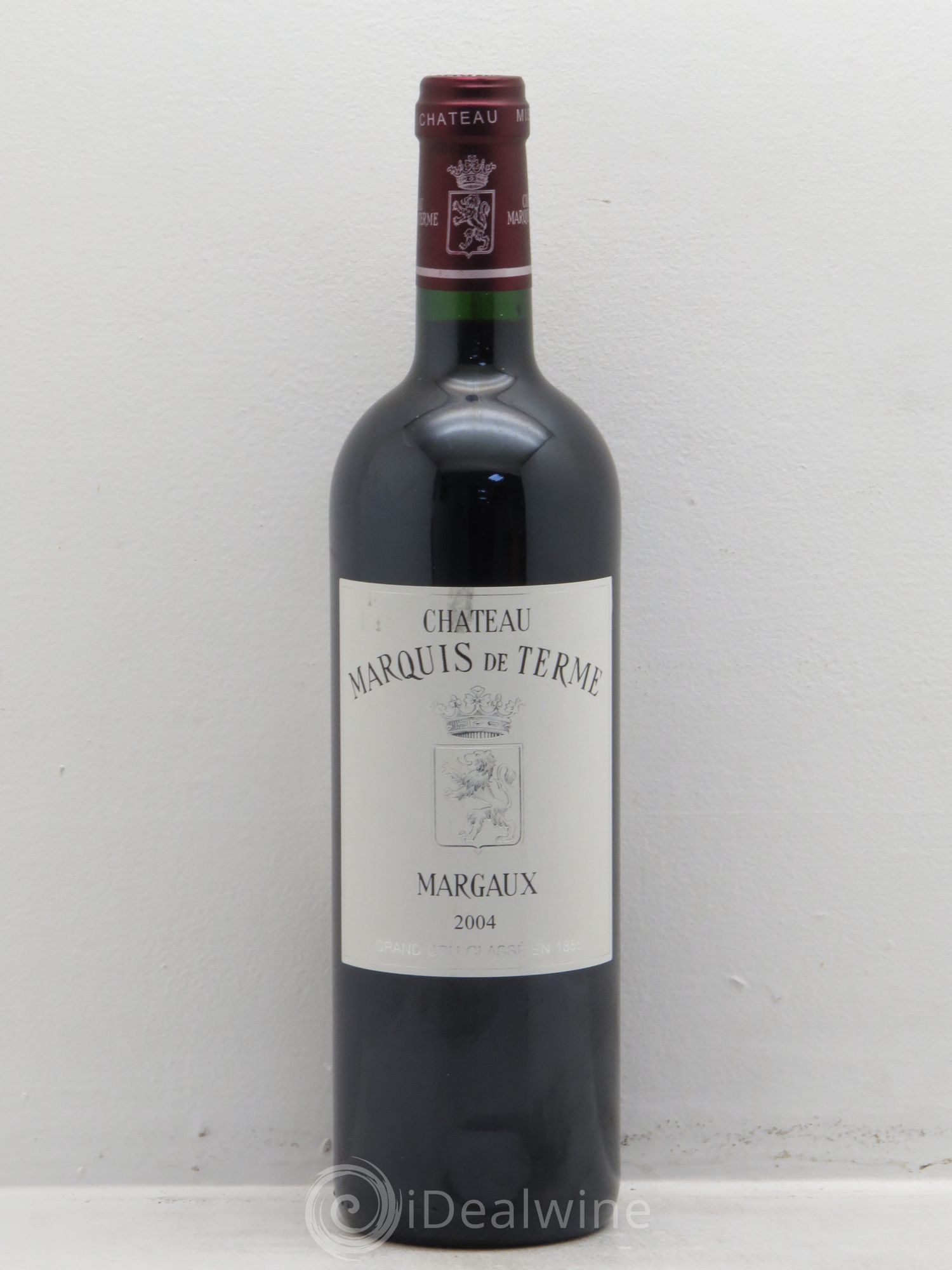 Château Marquis de Terme 4ème Grand Cru Classé 2004 - Lot de 1 bouteille - 0