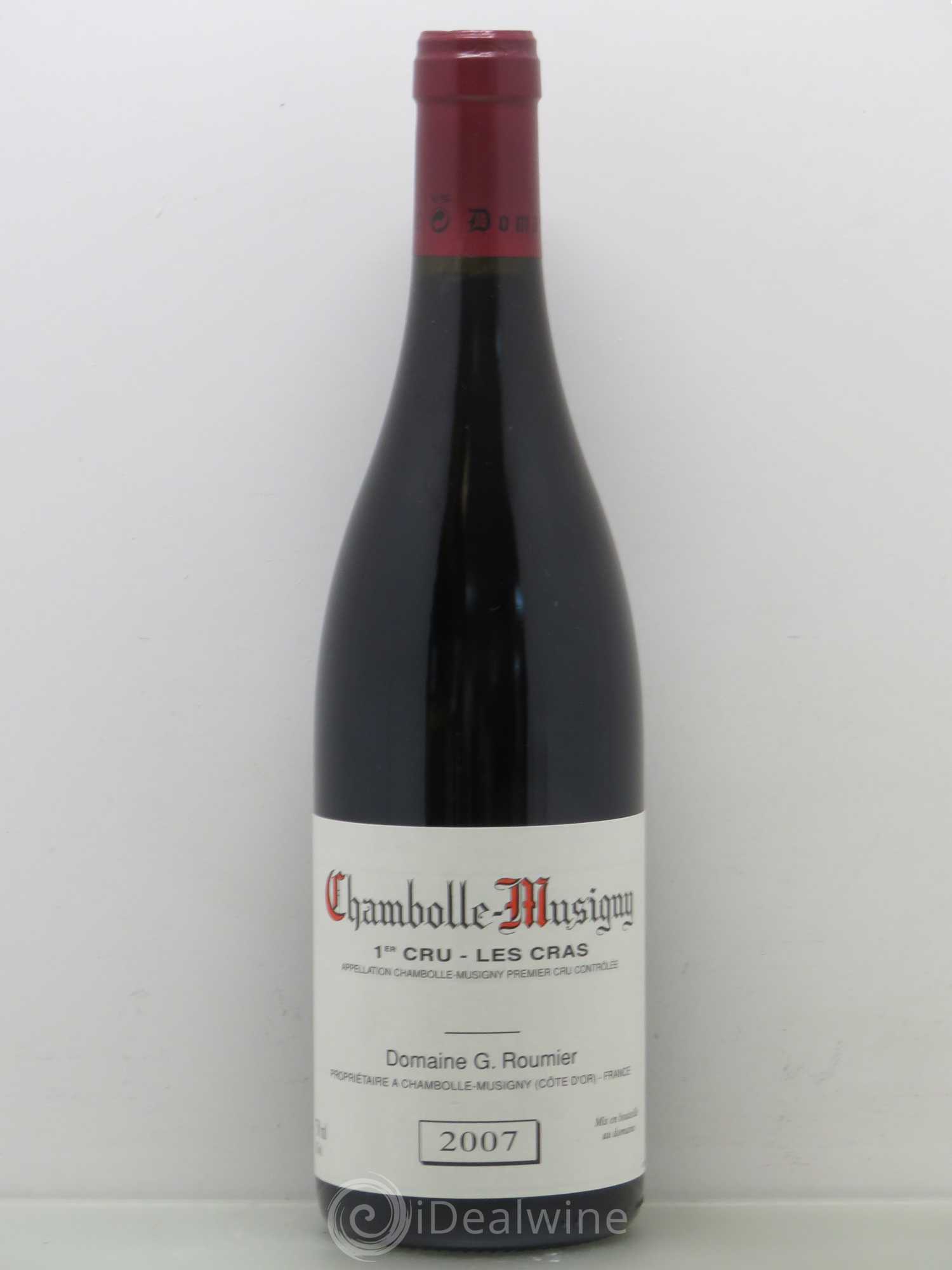 Chambolle-Musigny 1er Cru Les Cras Georges Roumier (Domaine) 2007 - Lot de 1 bouteille - 0