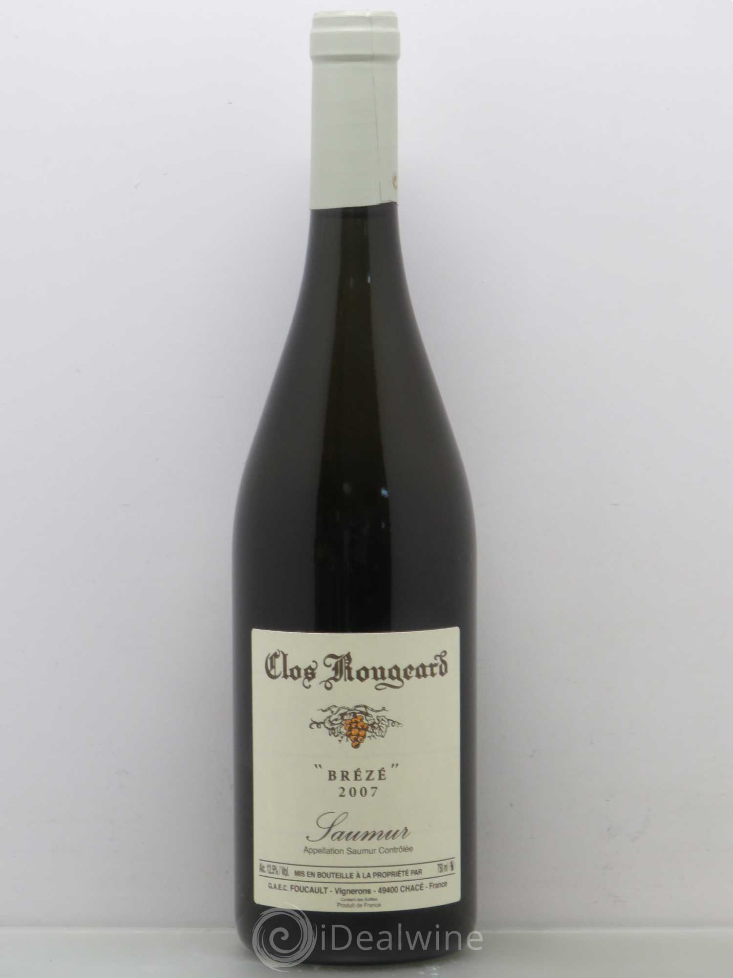 Saumur Brézé Clos Rougeard 2007 - Posten von 1 Flasche - 0