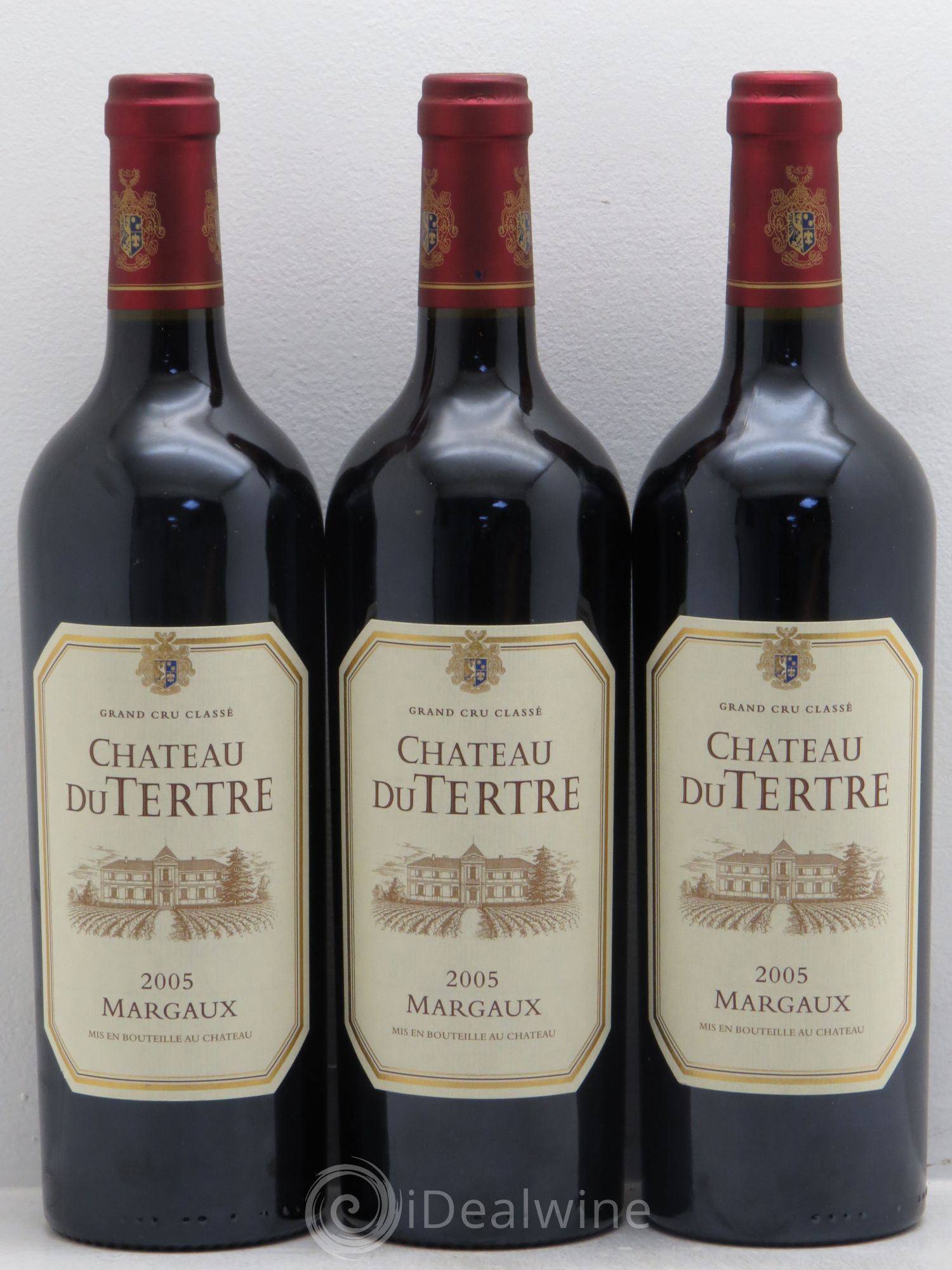 Château du Tertre 5ème Grand Cru Classé 2005 - Lot de 3 bouteilles - 0