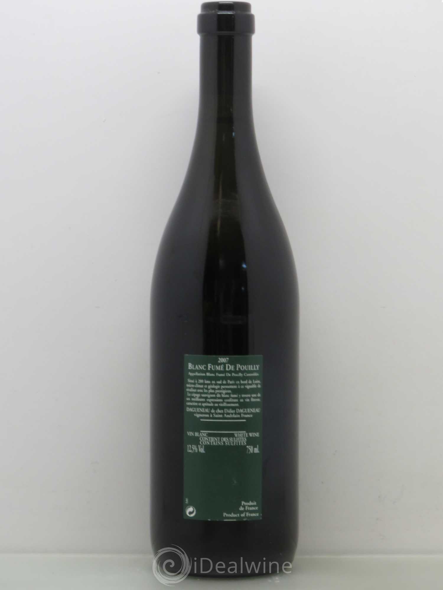 Vin de France (anciennement Pouilly-Fumé) Silex Dagueneau (Domaine Didier - Louis-Benjamin) 2007 - Lot de 1 bouteille - 1