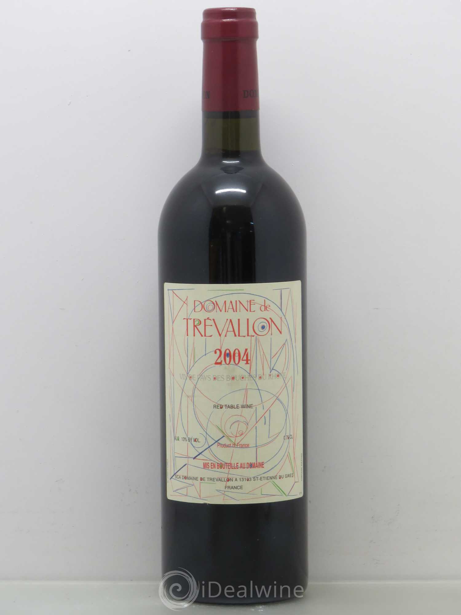 Coteaux d'Aix-en-Provence Trévallon (Domaine de) Eloi Dürrbach 2004 - Posten von 1 Flasche - 0