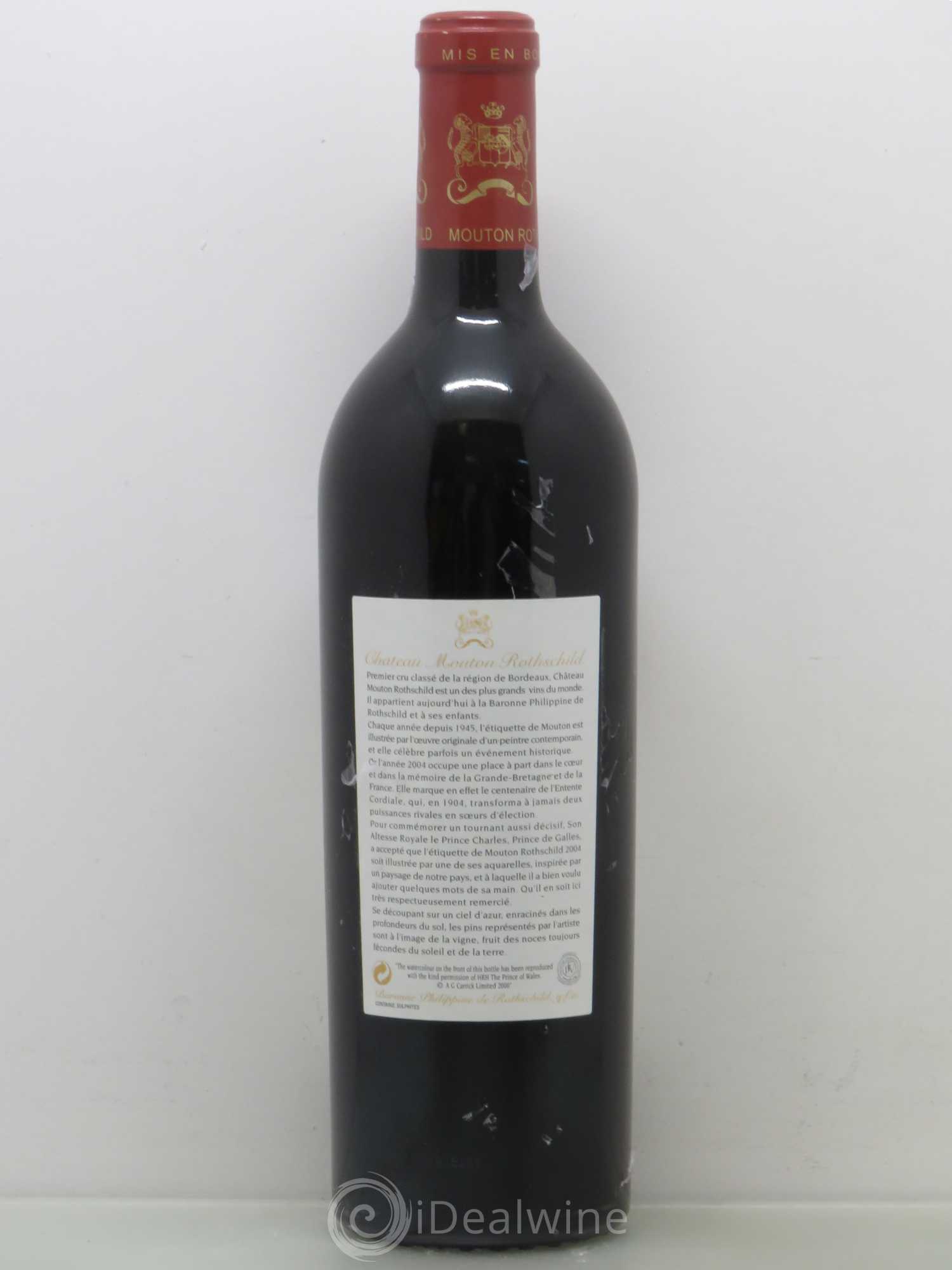 Château Mouton Rothschild 1er Grand Cru Classé 2004 - Lot de 1 bouteille - 1