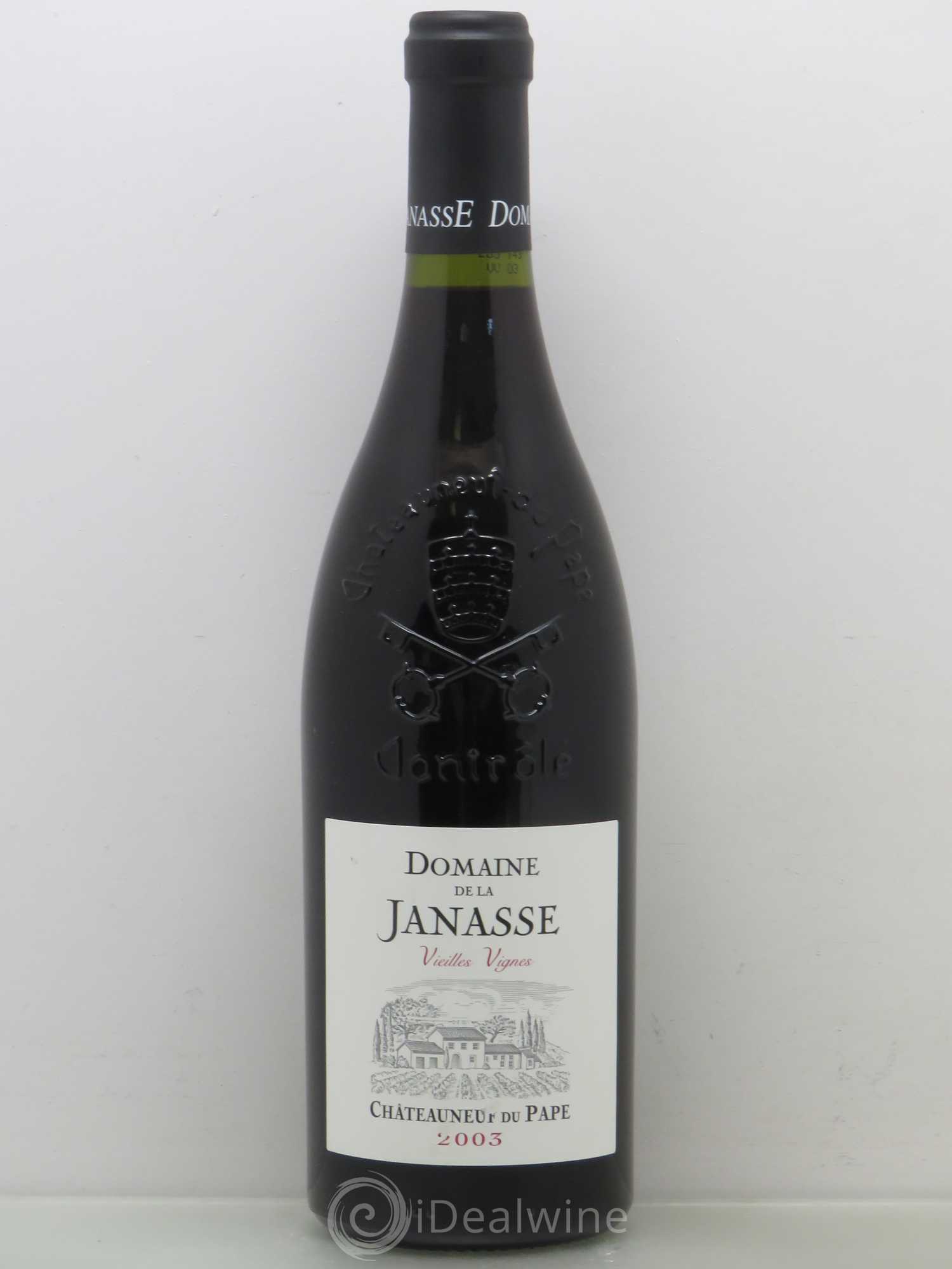 Châteauneuf-du-Pape Cuvée Vieilles Vignes La Janasse (Domaine de) 2003 - Lot de 1 bouteille - 0