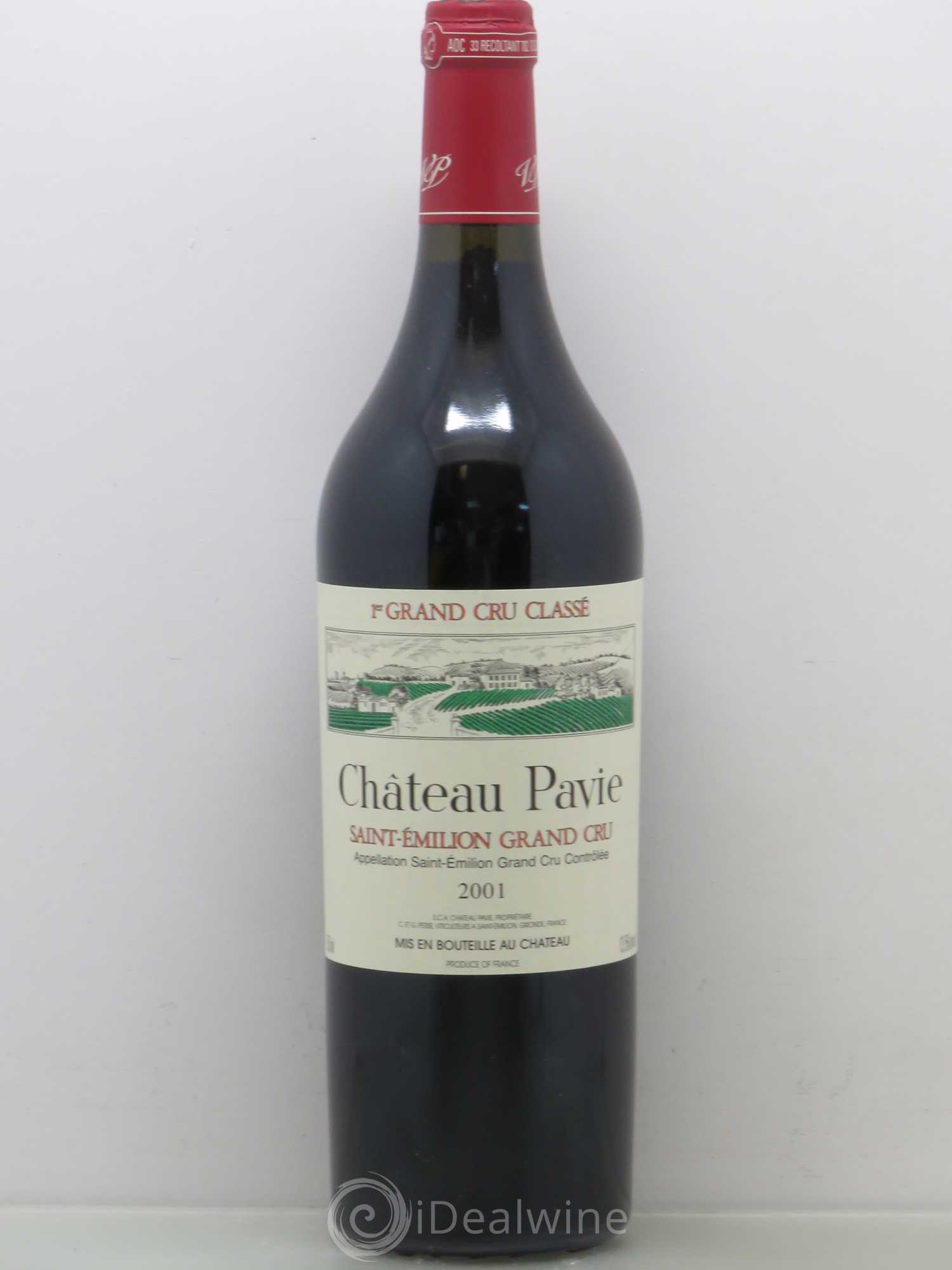 Château Pavie 1er Grand Cru Classé A 2001 - Lot de 1 bouteille - 0