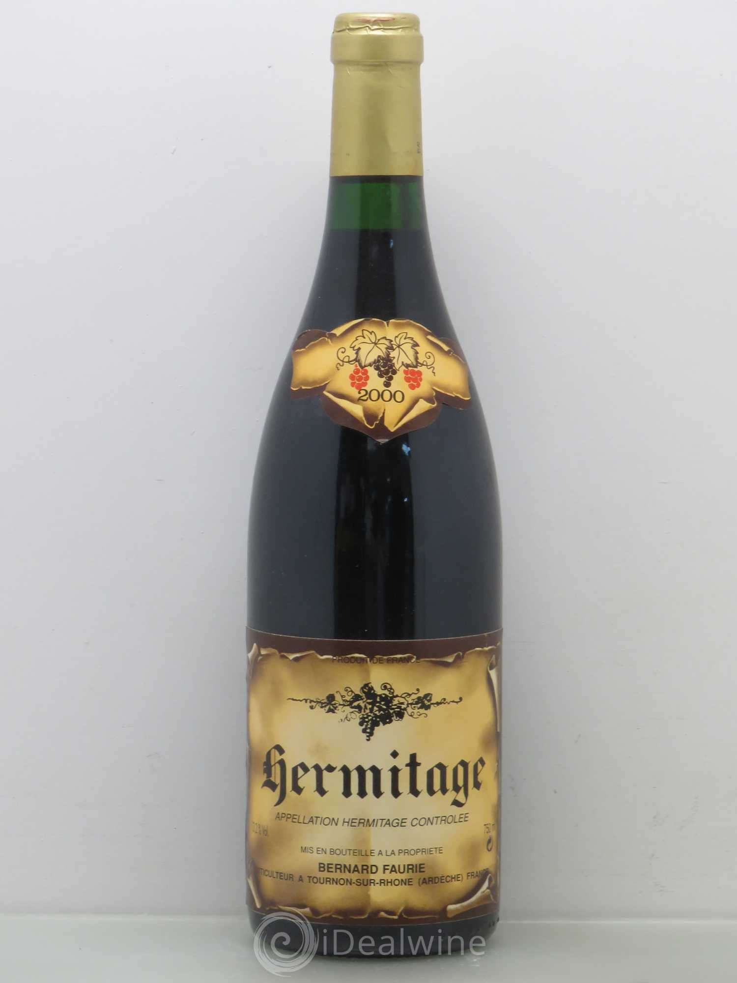 Hermitage Bernard Faurie 2000 - Posten von 1 Flasche - 0