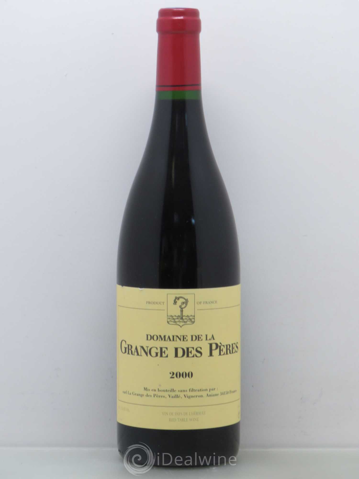 Pays d'Hérault Grange des Pères Laurent Vaillé 2000 - Lot de 1 bouteille - 0