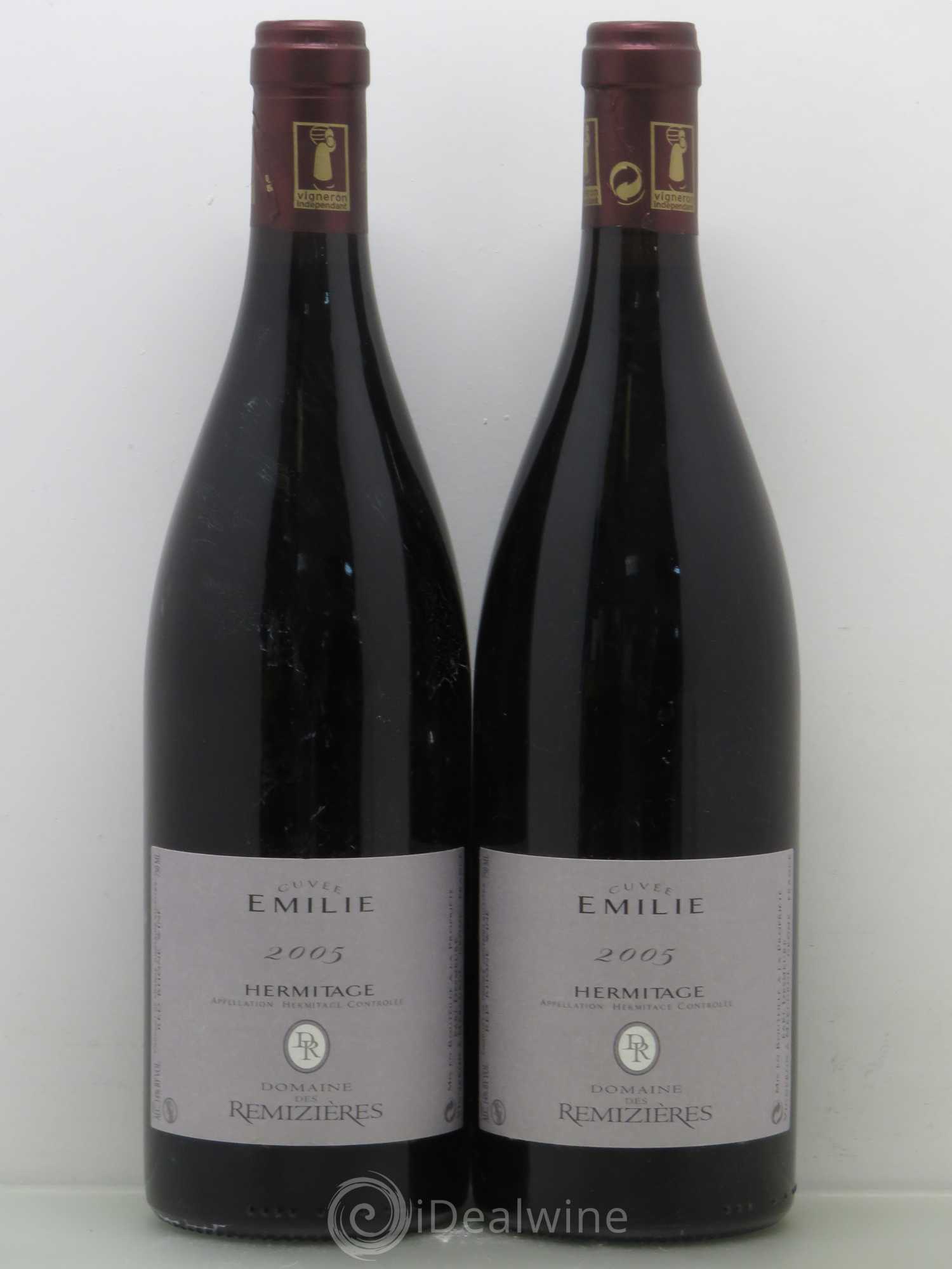 Hermitage Cuvée Emilie Rémizières (Domaine des) 2005 - Lot de 2 bouteilles - 0
