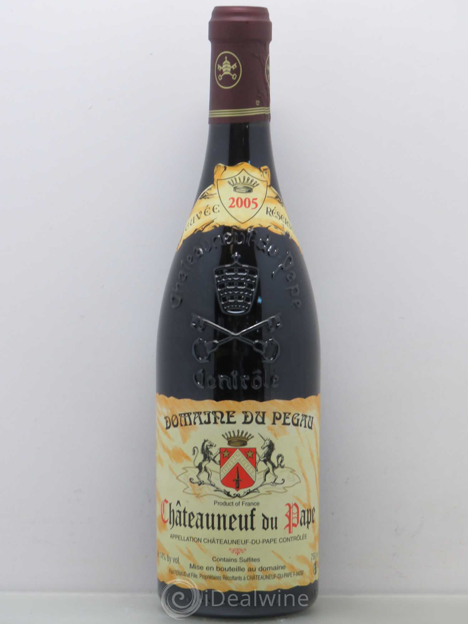 Châteauneuf-du-Pape Domaine du Pégau Cuvée Réservée Paul et Laurence Féraud 2005 - Lot de 1 bouteille - 0
