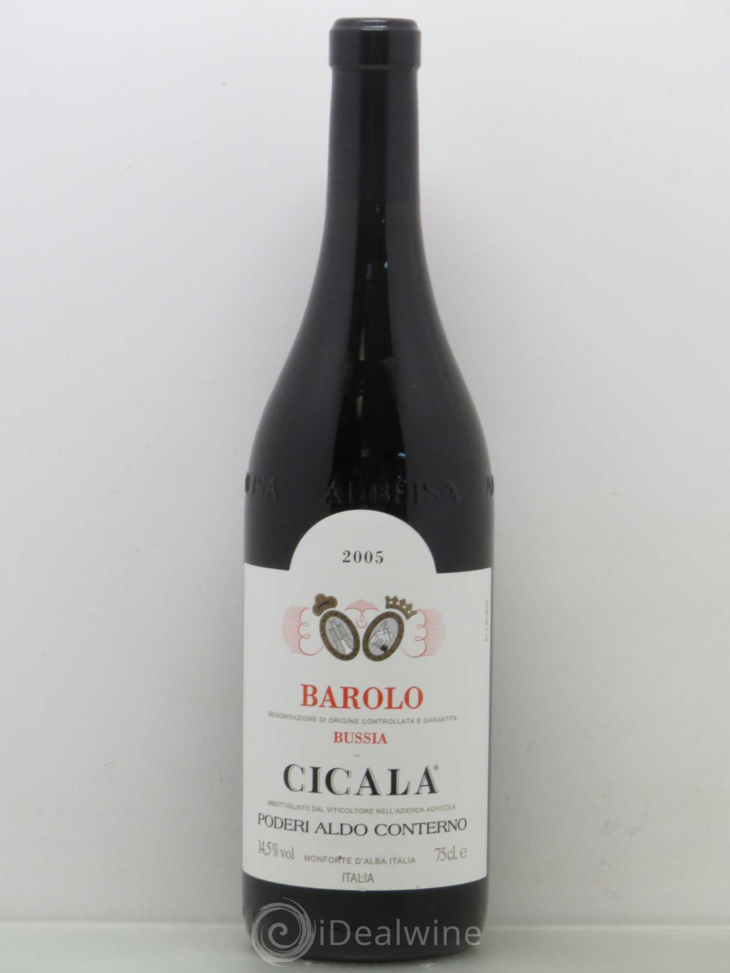 Barolo Poderi Aldo Conterno Cicala 2005 - Lot de 1 bouteille - 0