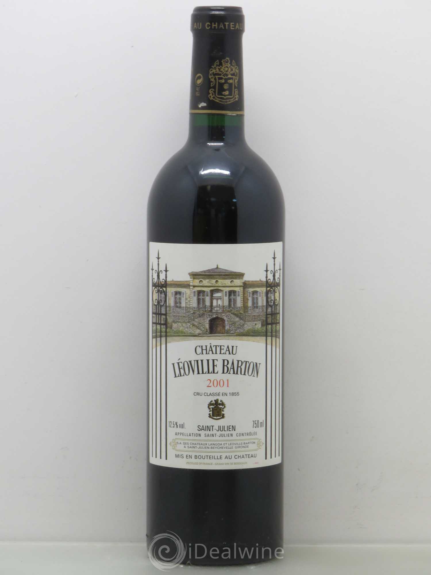 Château Léoville Barton 2ème Grand Cru Classé 2001 - Lot de 1 bouteille - 0