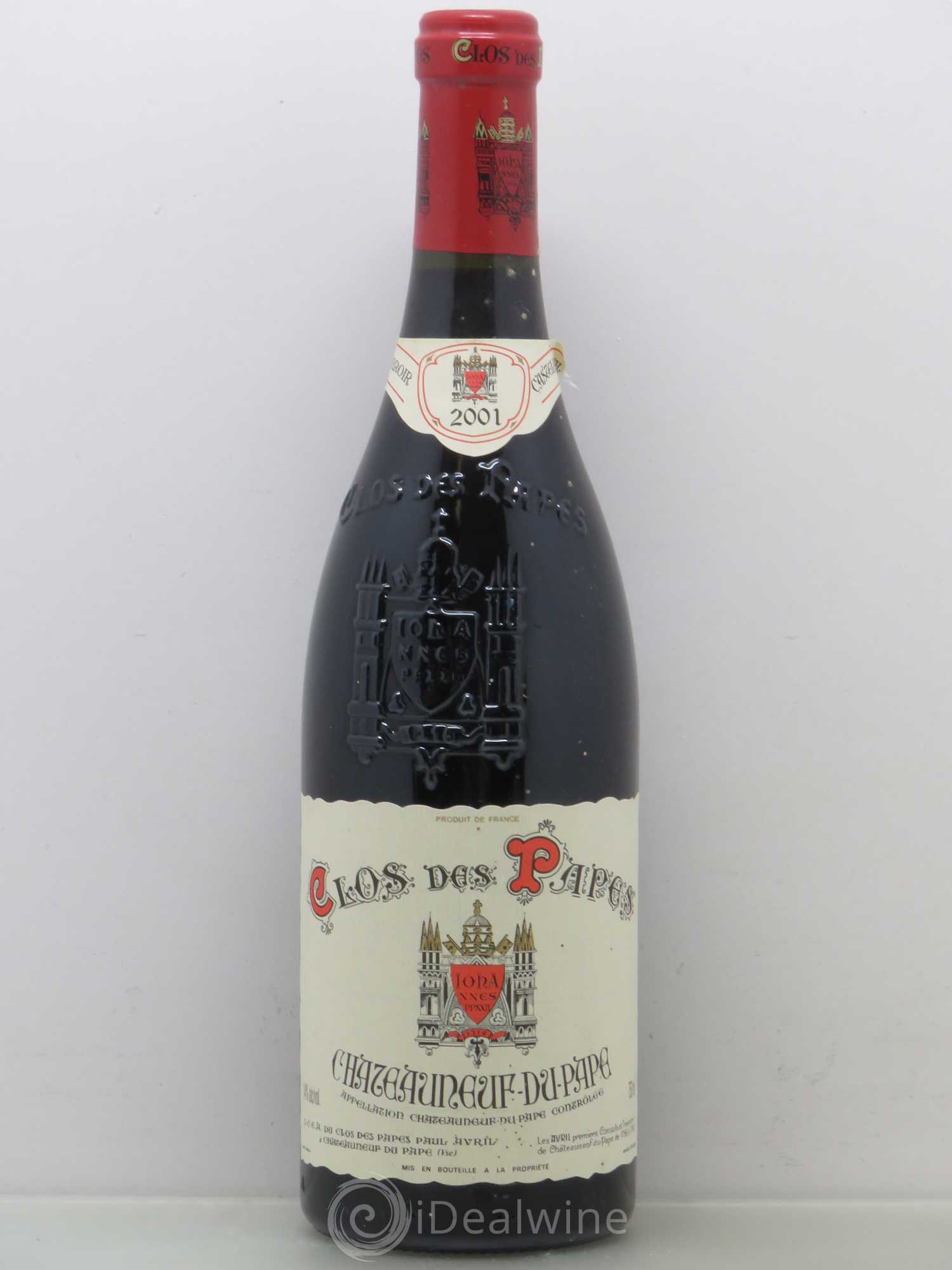 Châteauneuf-du-Pape Clos des Papes - Paul Avril 2001 - Lot de 1 bouteille - 0