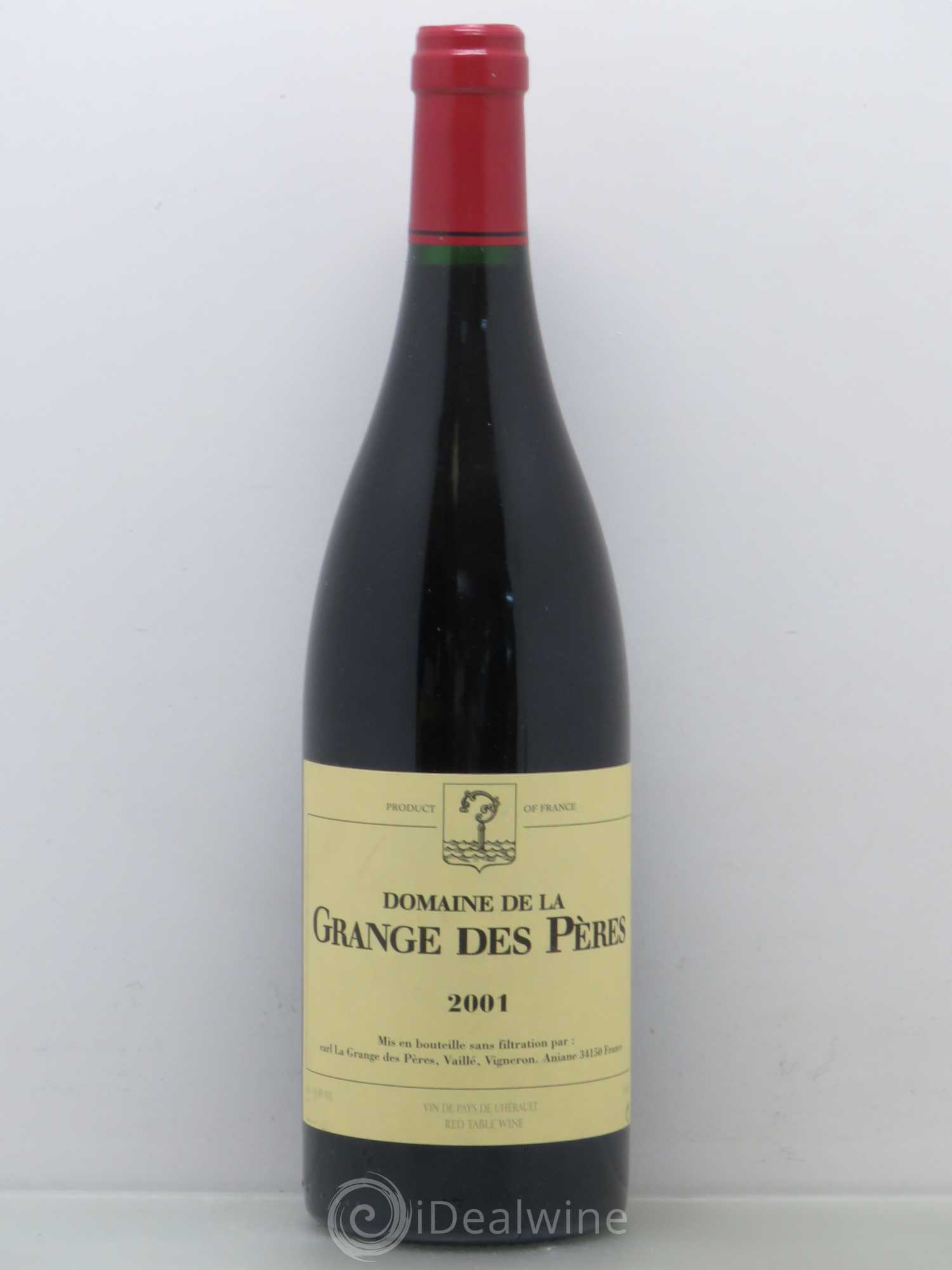 Pays d'Hérault Grange des Pères Laurent Vaillé 2001 - Lot de 1 bouteille - 0
