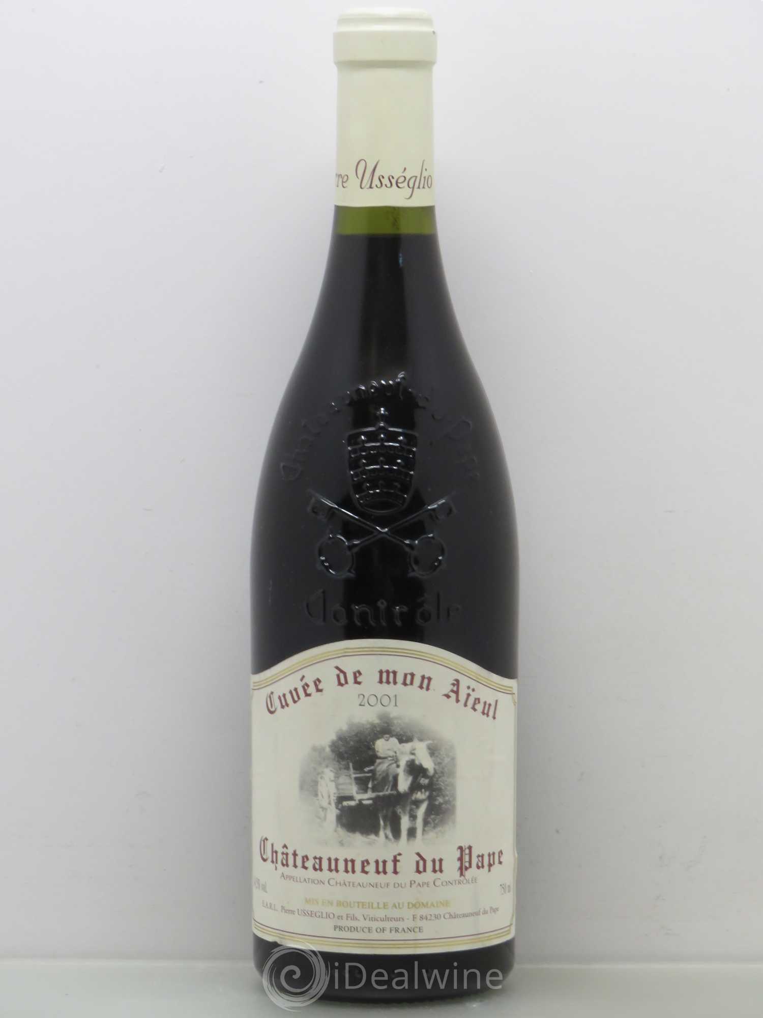 Châteauneuf-du-Pape Cuvée de mon Aïeul Pierre Usseglio & Fils 2001 - Lot de 1 bouteille - 0