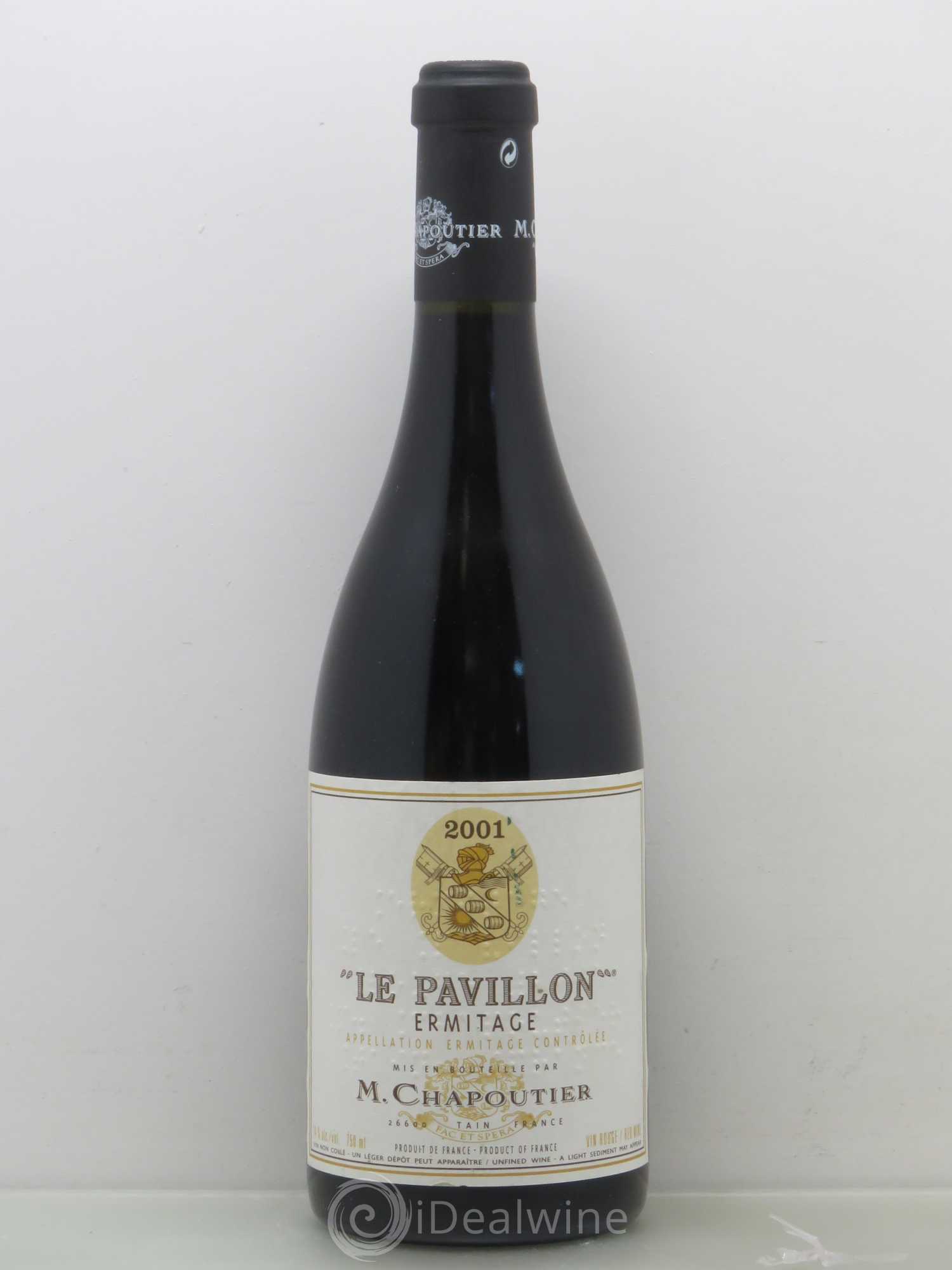 Hermitage Ermitage Le Pavillon Chapoutier 2001 - Lot de 1 bouteille - 0