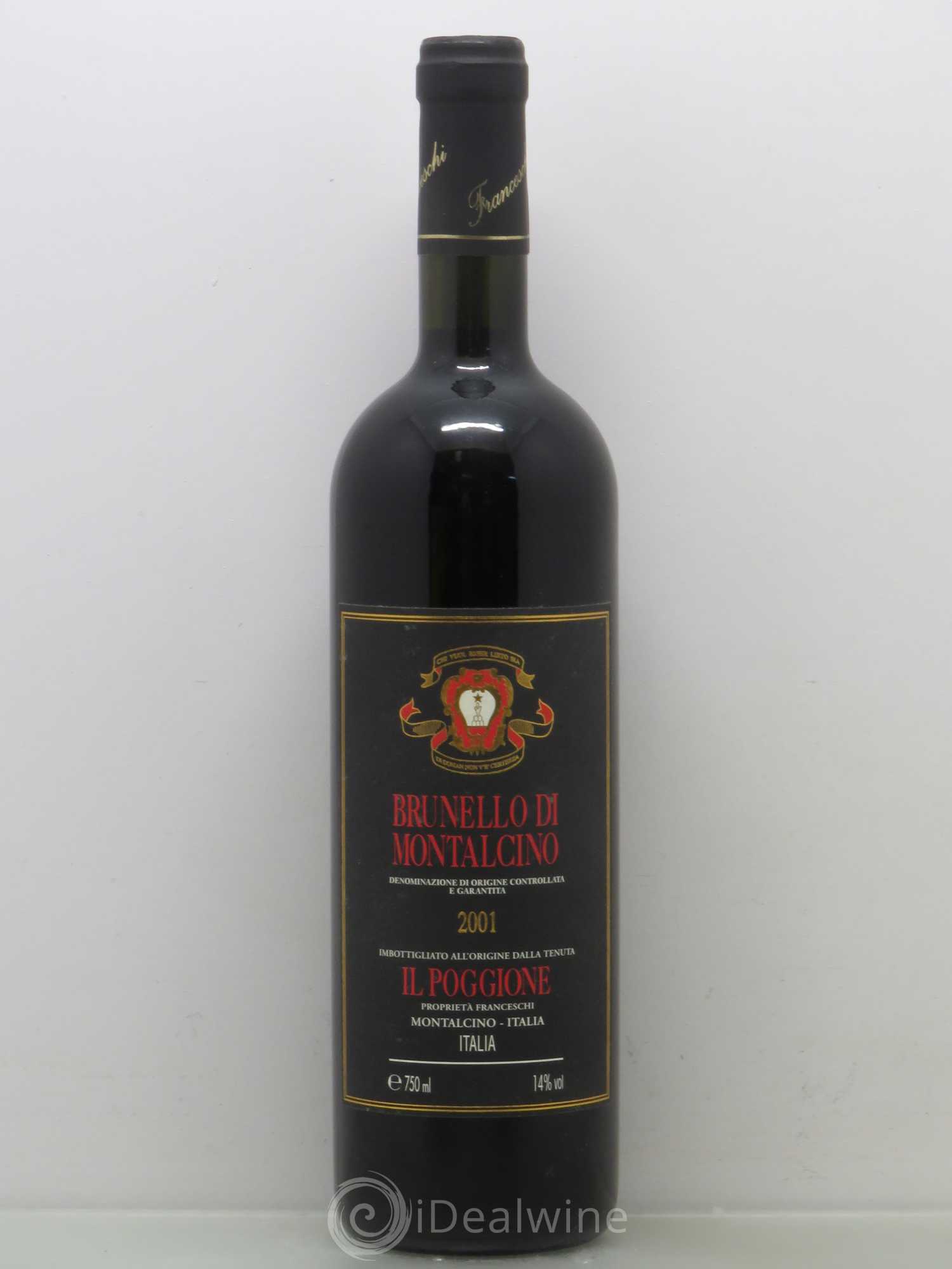 Brunello di Montalcino DOCG Il Poggione Lavinio Franceschi 2001 - Lot de 1 bouteille - 0