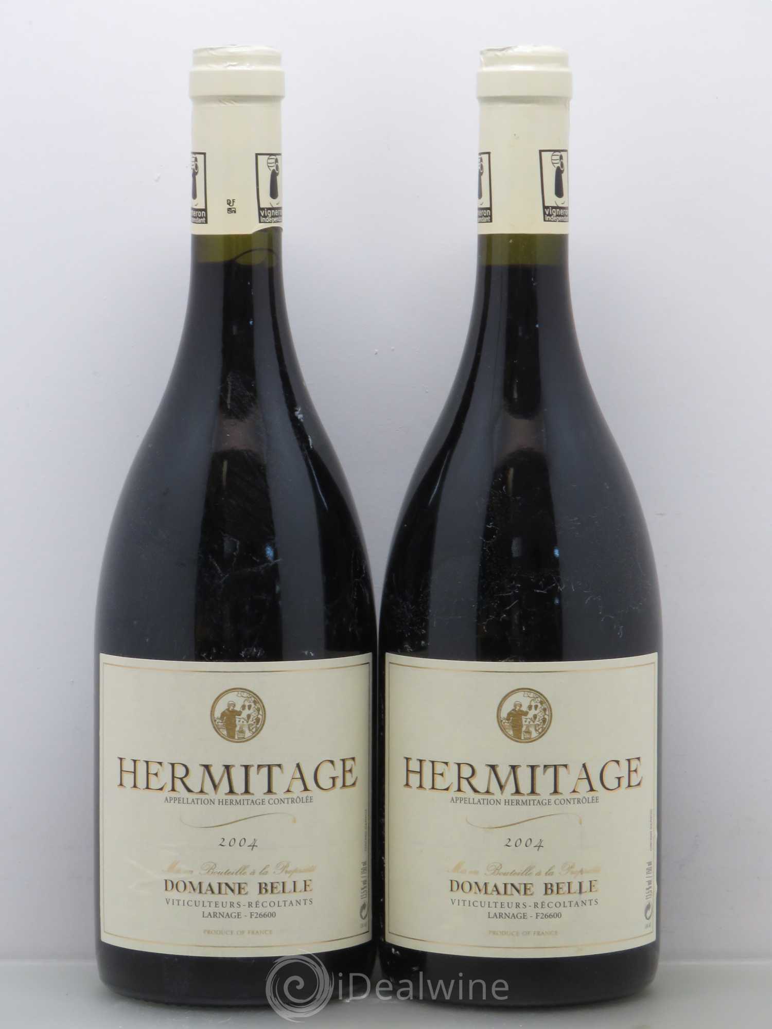 Hermitage Domaine Belle 2004 - Lot de 2 bouteilles - 0