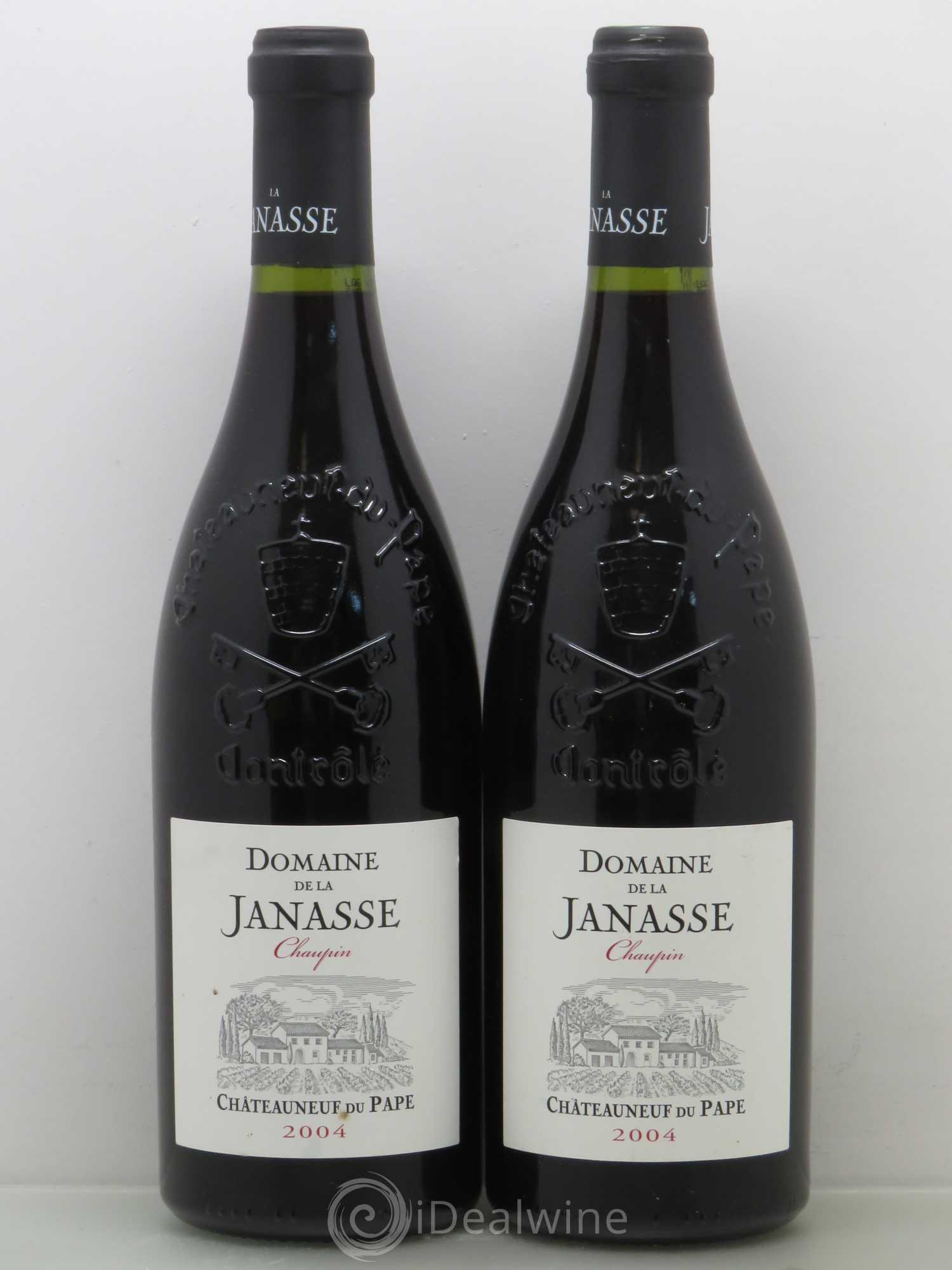 Châteauneuf-du-Pape Cuvée Chaupin La Janasse (Domaine de) 2004 - Lot de 2 bouteilles - 0