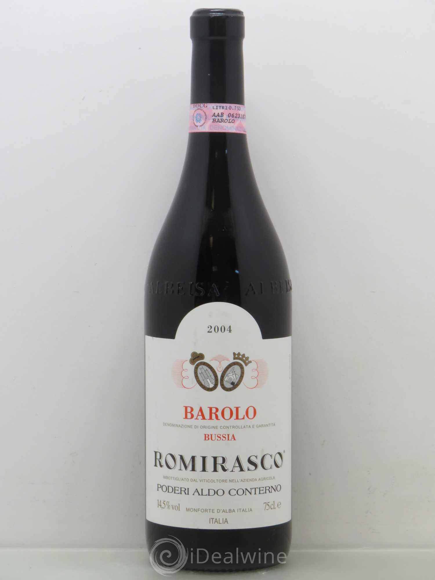 Barolo Poderi Aldo Conterno Romirasco Bussia 2004 - Lot de 1 bouteille - 0