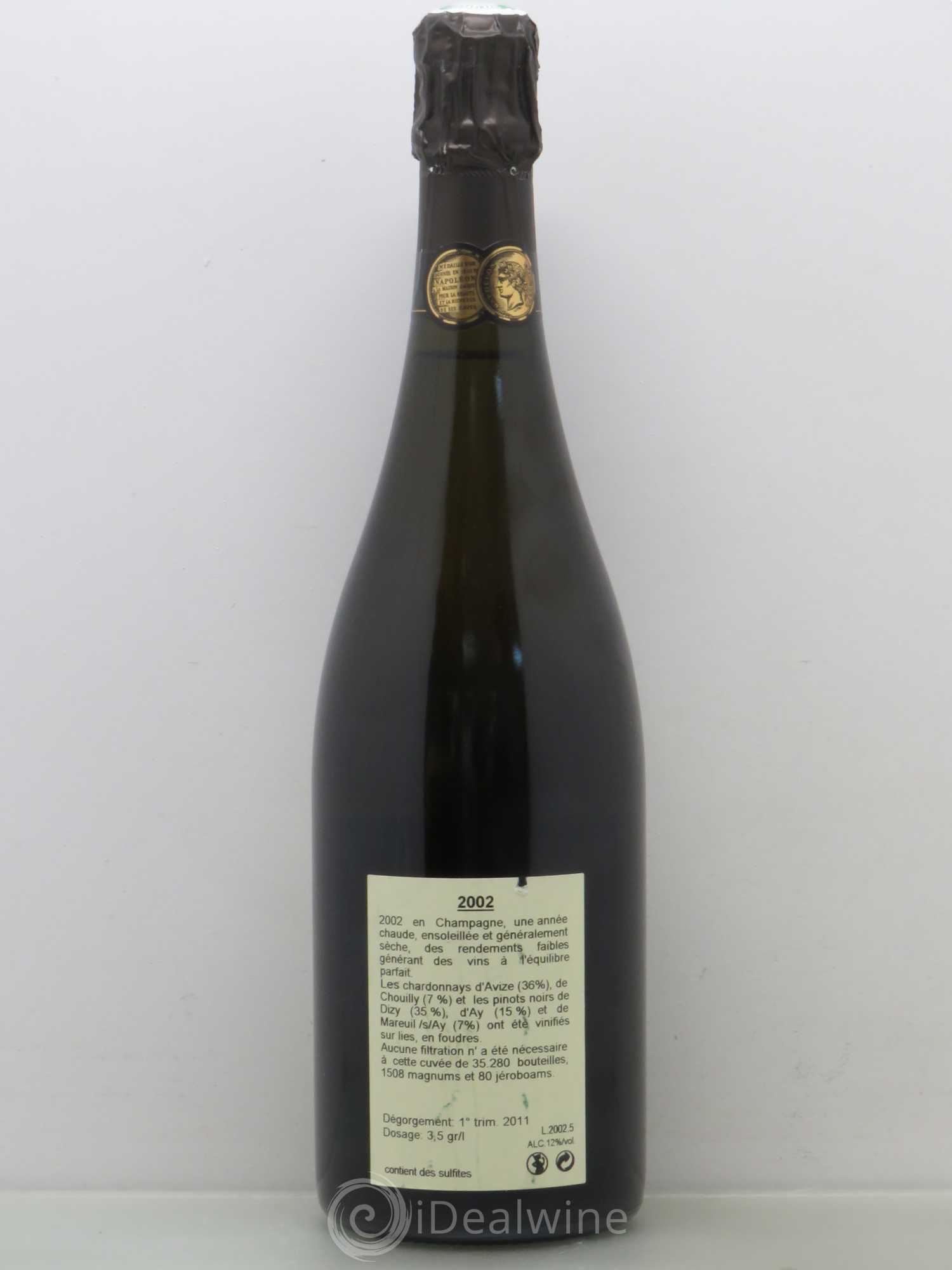 Millésimé Jacquesson 2002 - Lot de 1 bouteille - 1