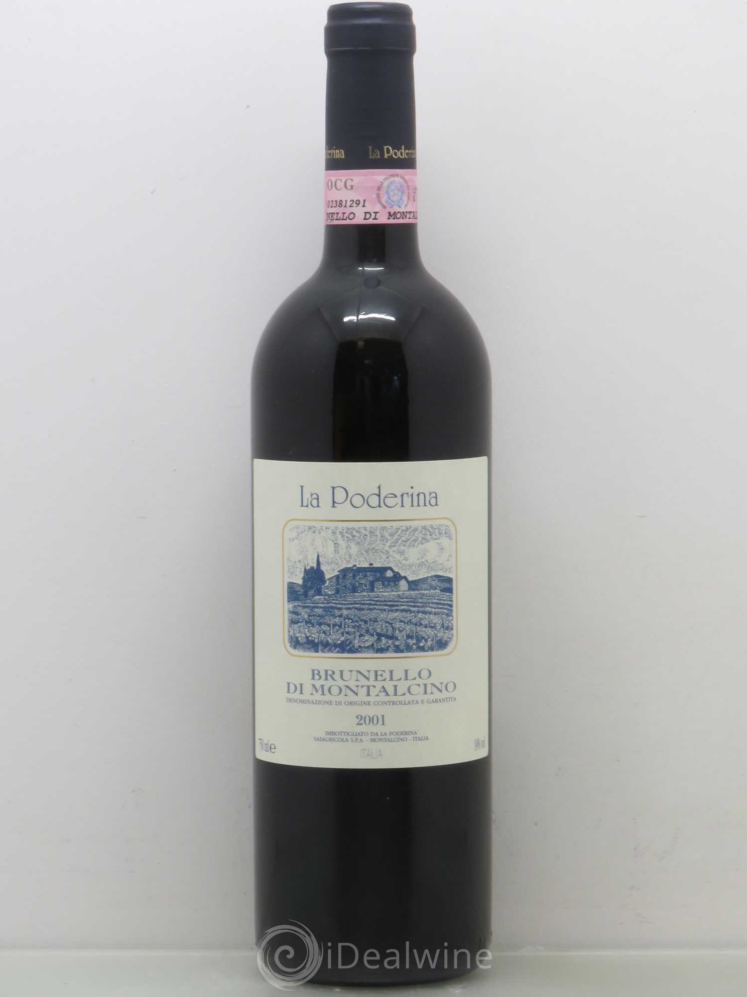 Brunello di Montalcino La Poderina 2001 - Lot de 1 bouteille - 0