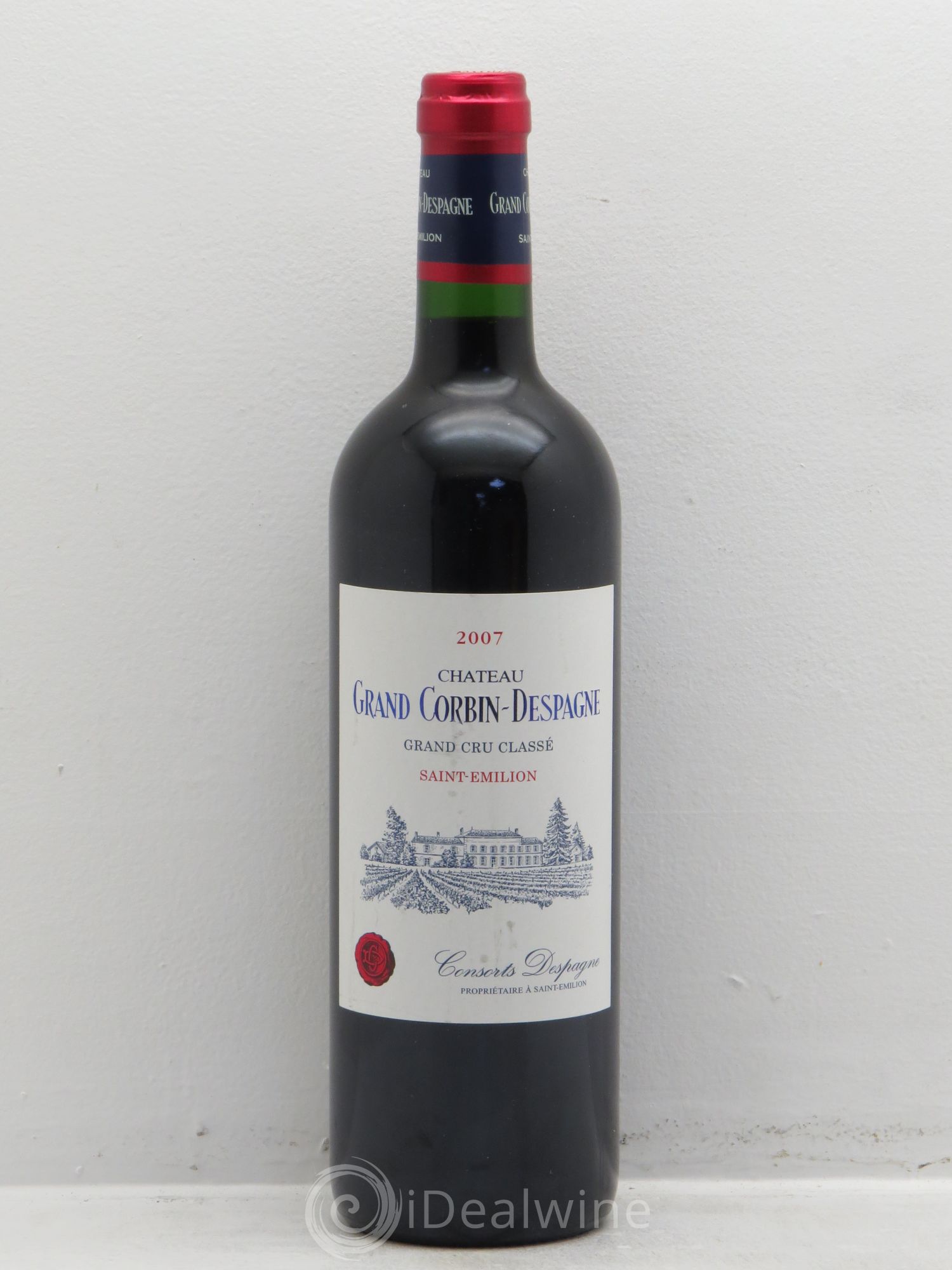 Château Grand Corbin Despagne Grand Cru Classé (sans prix de réserve) 2007 - Lot de 1 bouteille - 0