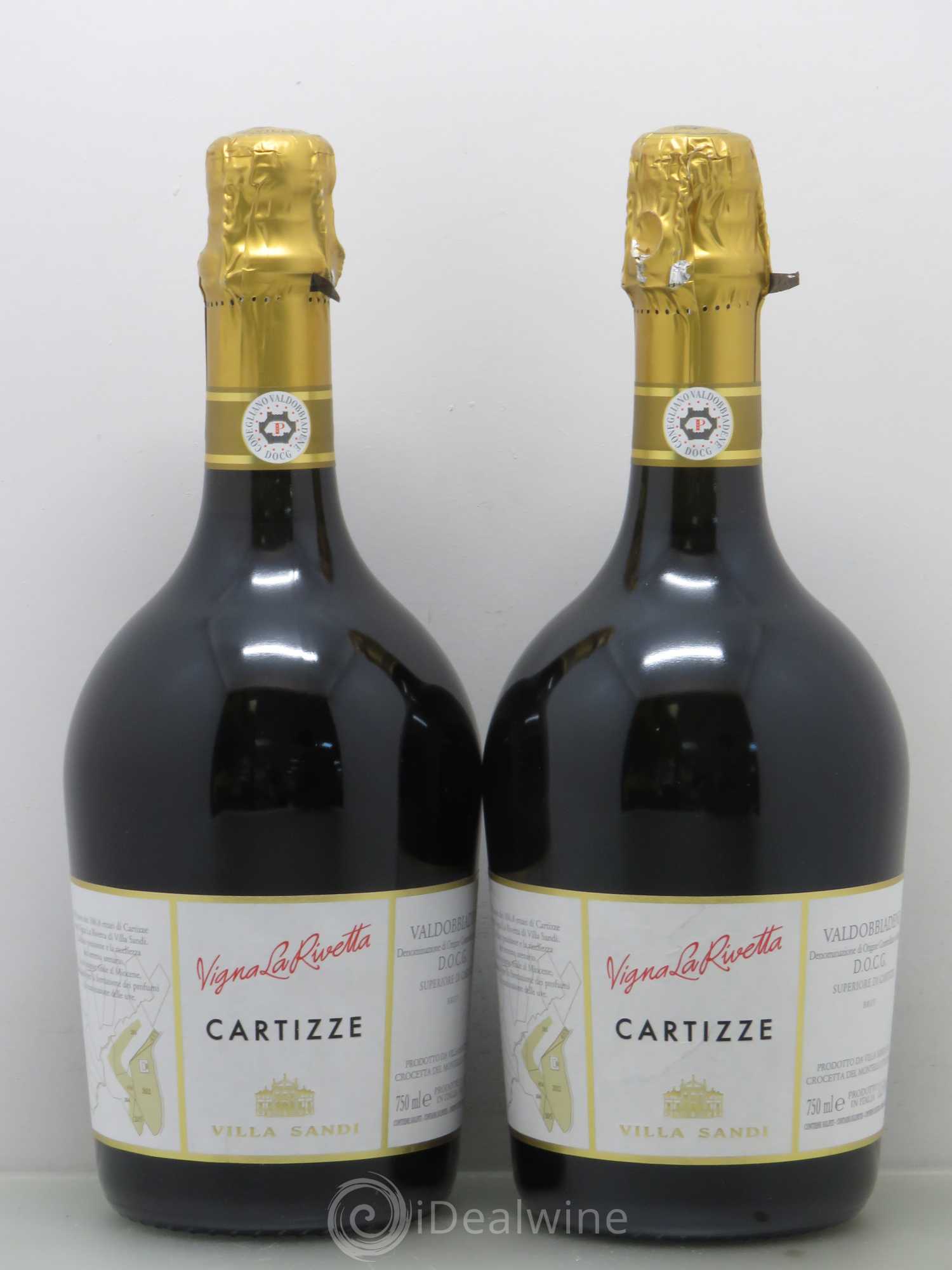 Italie Villa Sandi DOCG Valdobbiadene Superiore Di Cartizze Vigna La Rivetta - Posten von 2 Flaschen - 0