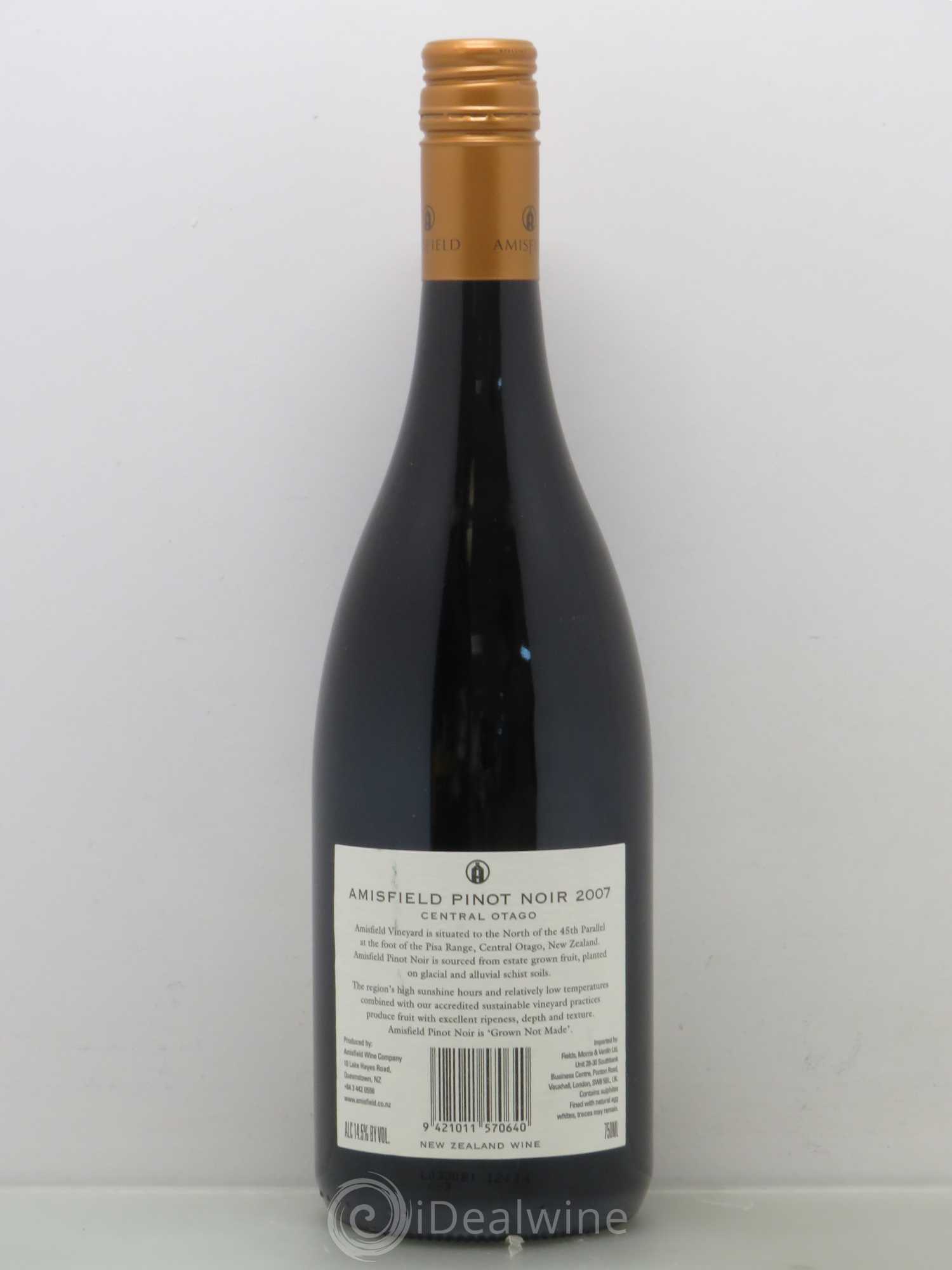 Nouvelle Zélande Pinot Noir Amisfield Central Otago 2007 - Posten von 1 Flasche - 1