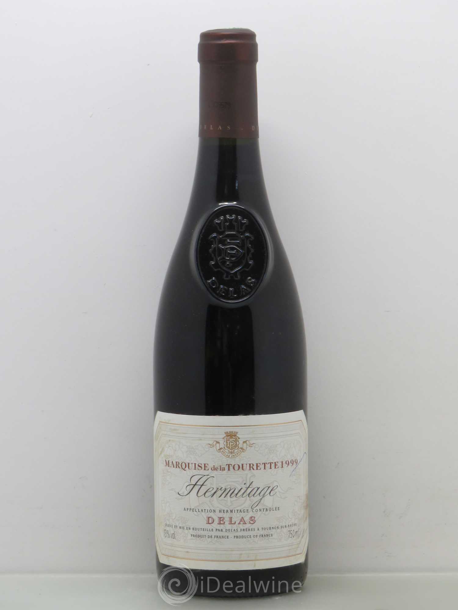 Hermitage Marquise de la Tourette Delas Frères 1999 - Lot de 1 bouteille - 0